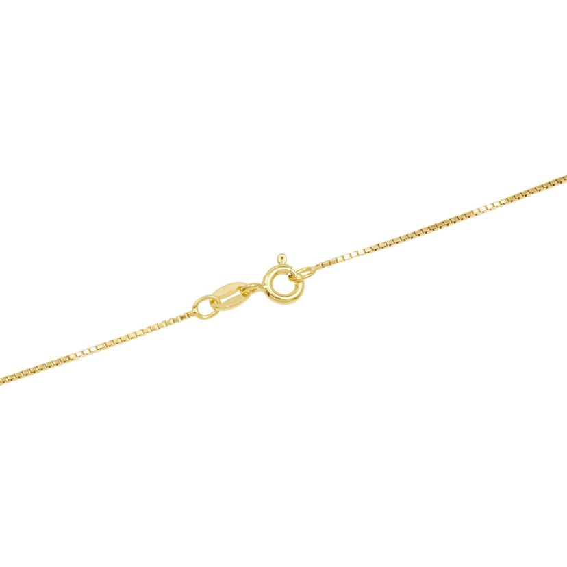 Gold Plated 20IN Box Chain Necklace