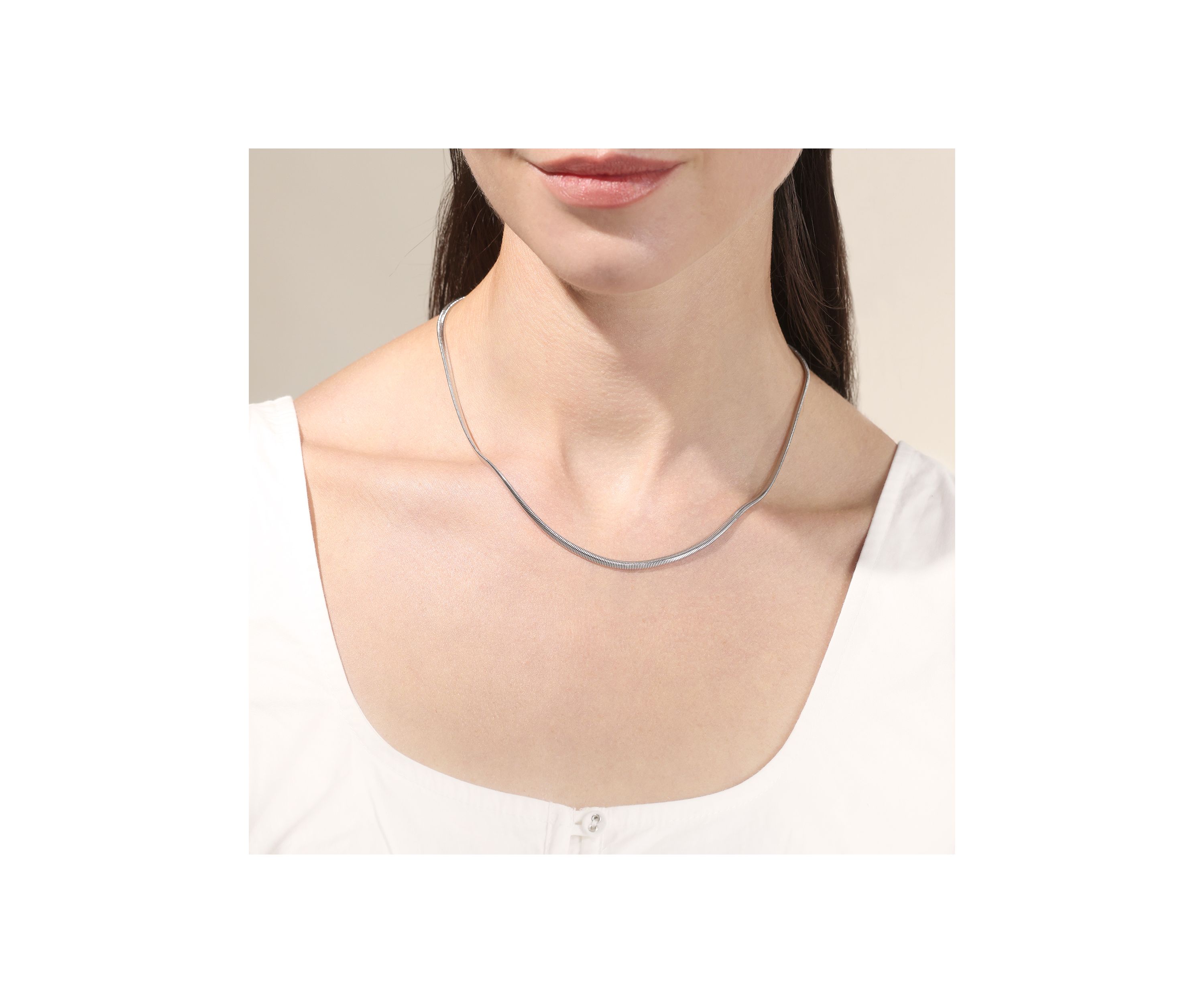 18" Magic Oval Chain Necklace
