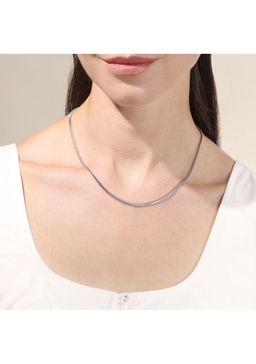 18" Magic Oval Chain Necklace