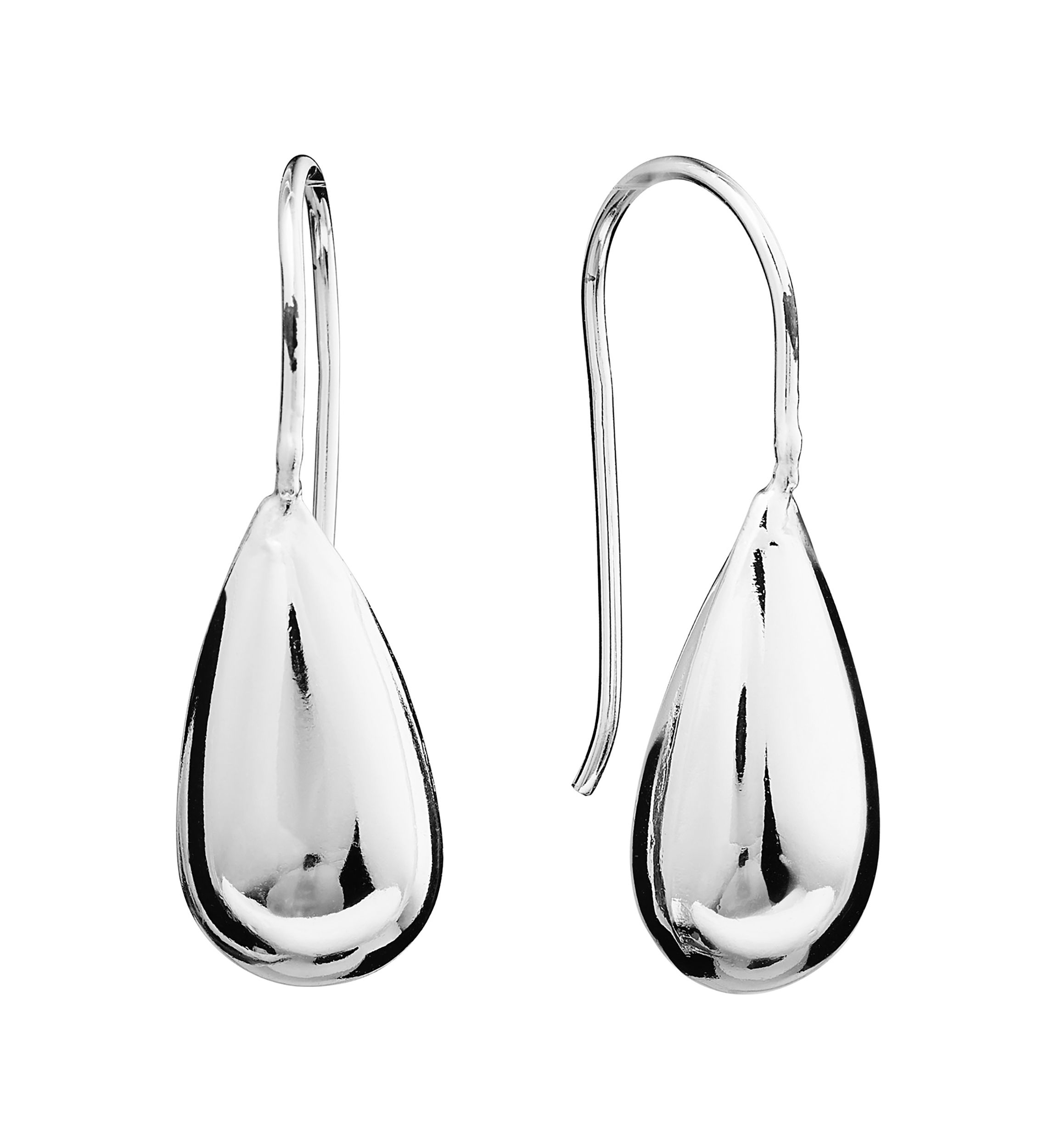 Silver Plated Teardrop Drop Earrings
