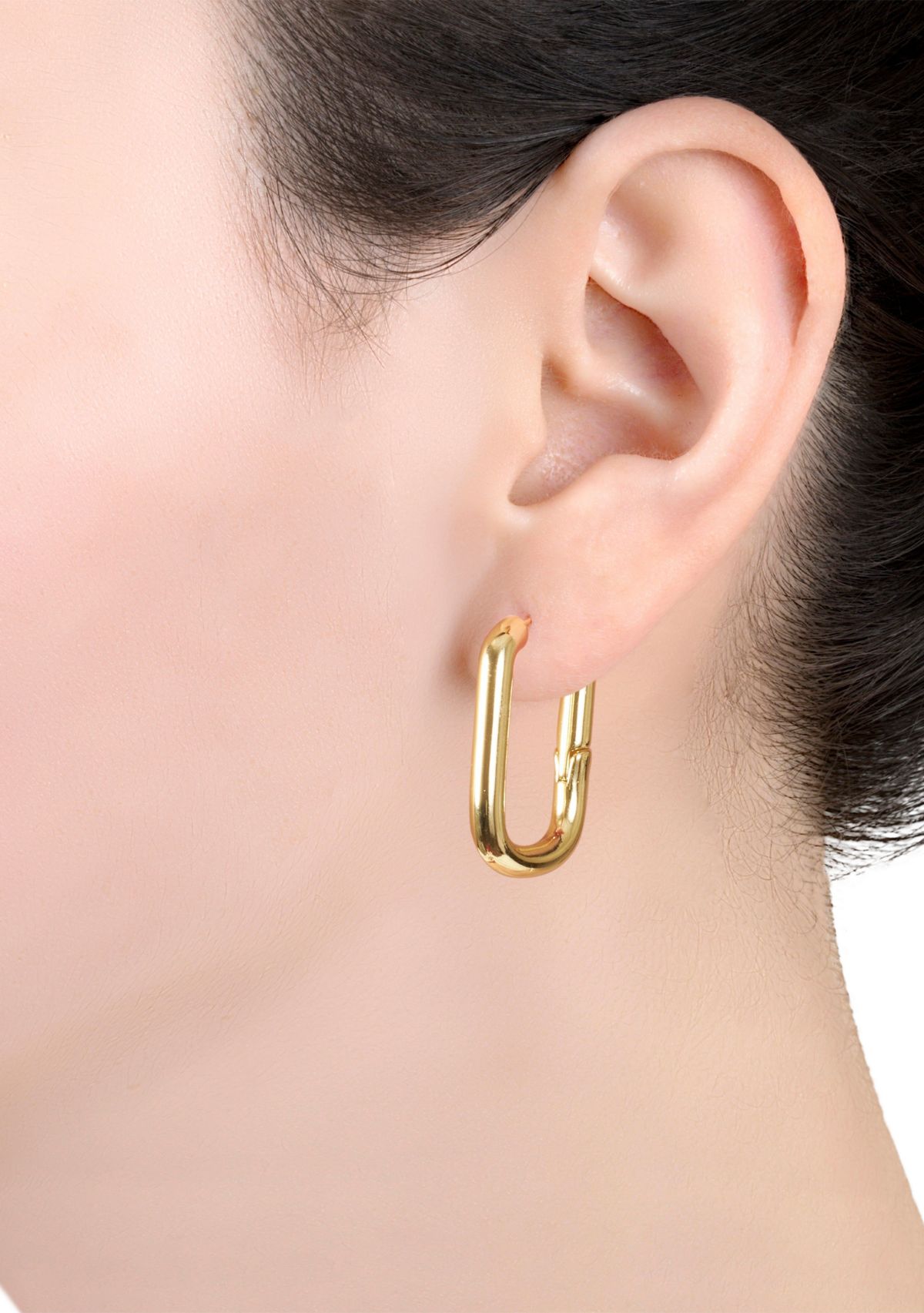  Rectangular Huggie Hoop Earrings