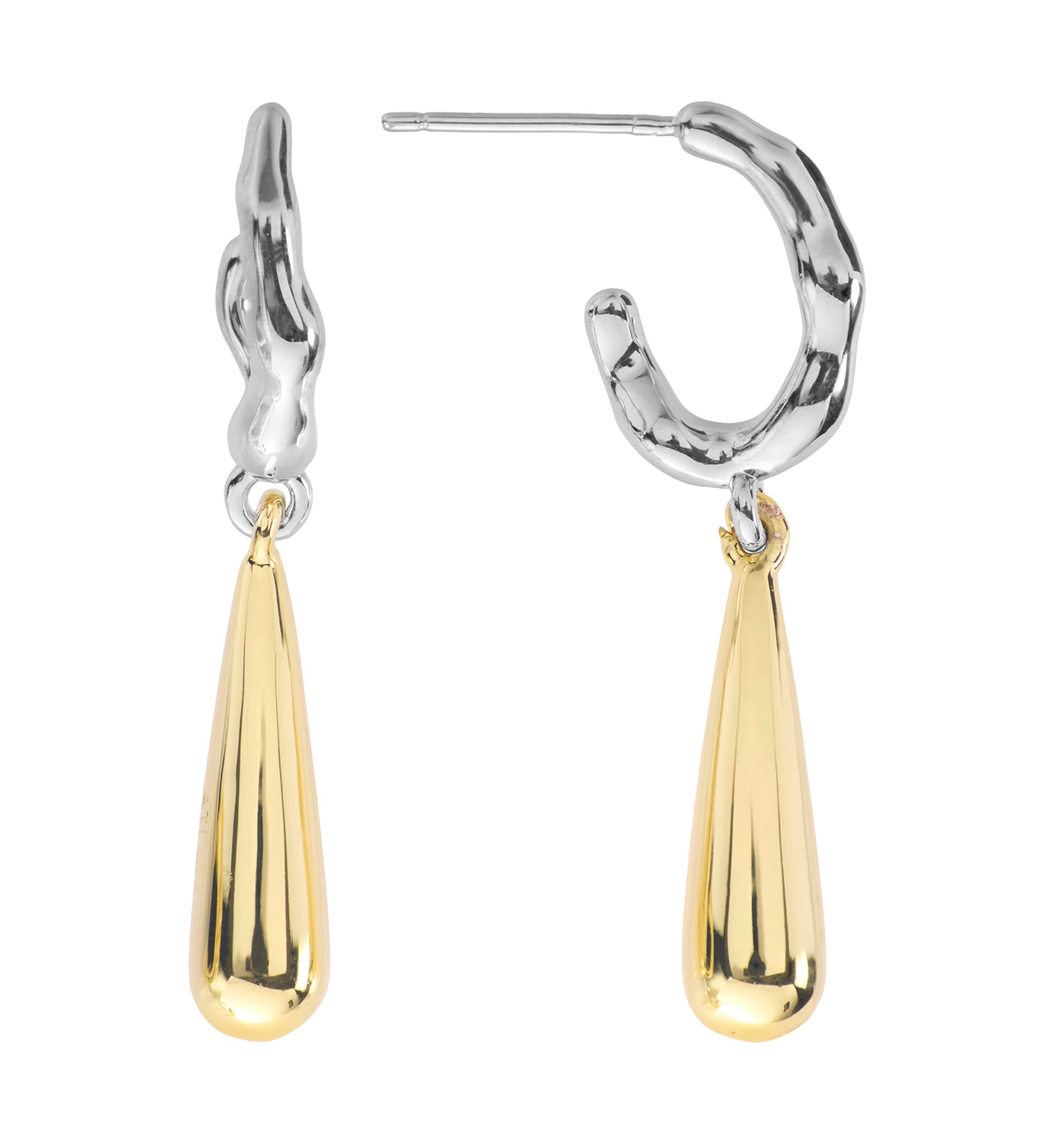  Elongated Pear Earrings