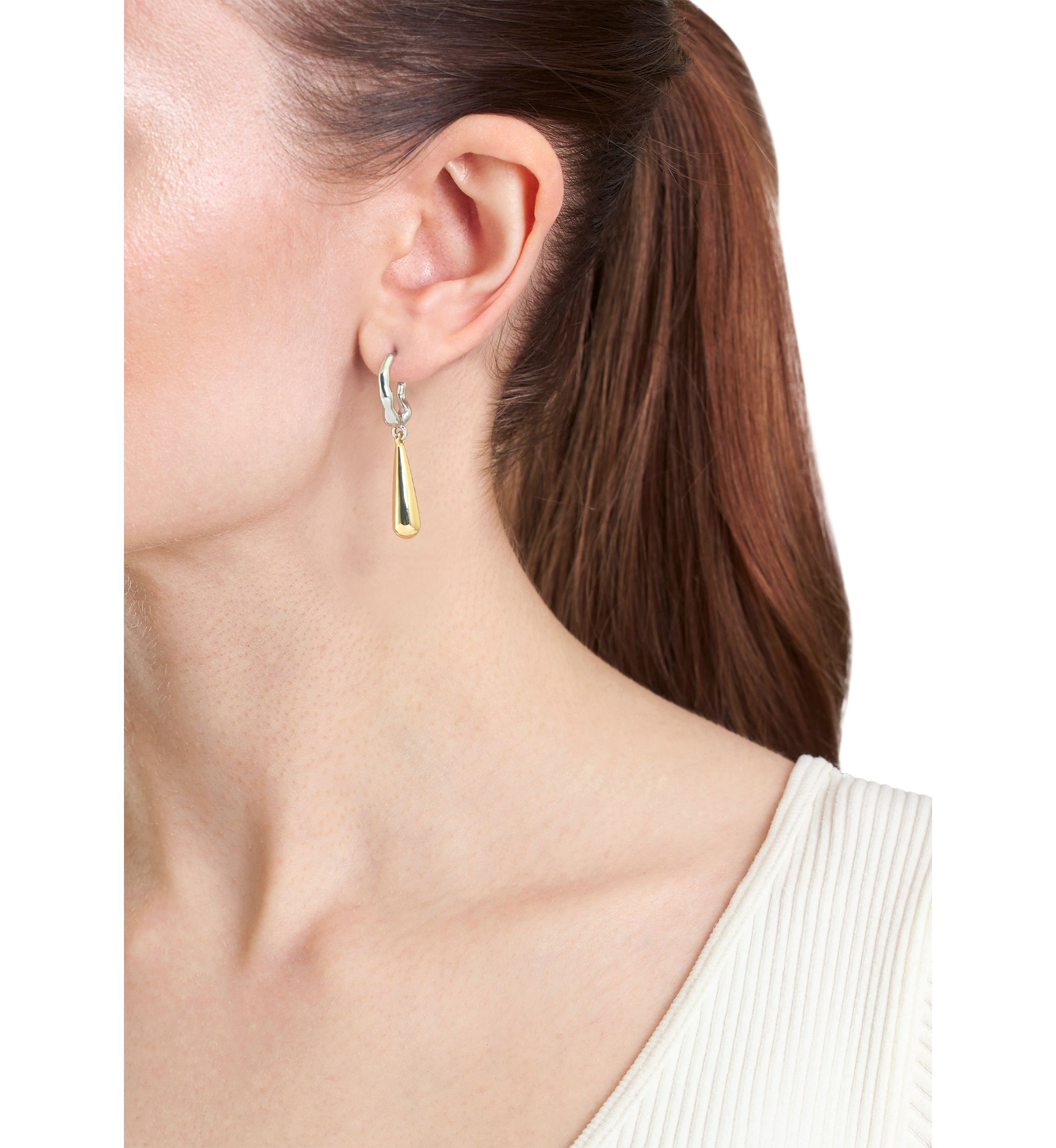  Elongated Pear Earrings