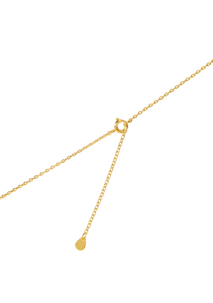 Gold Plated 3 Slider Ball Necklace