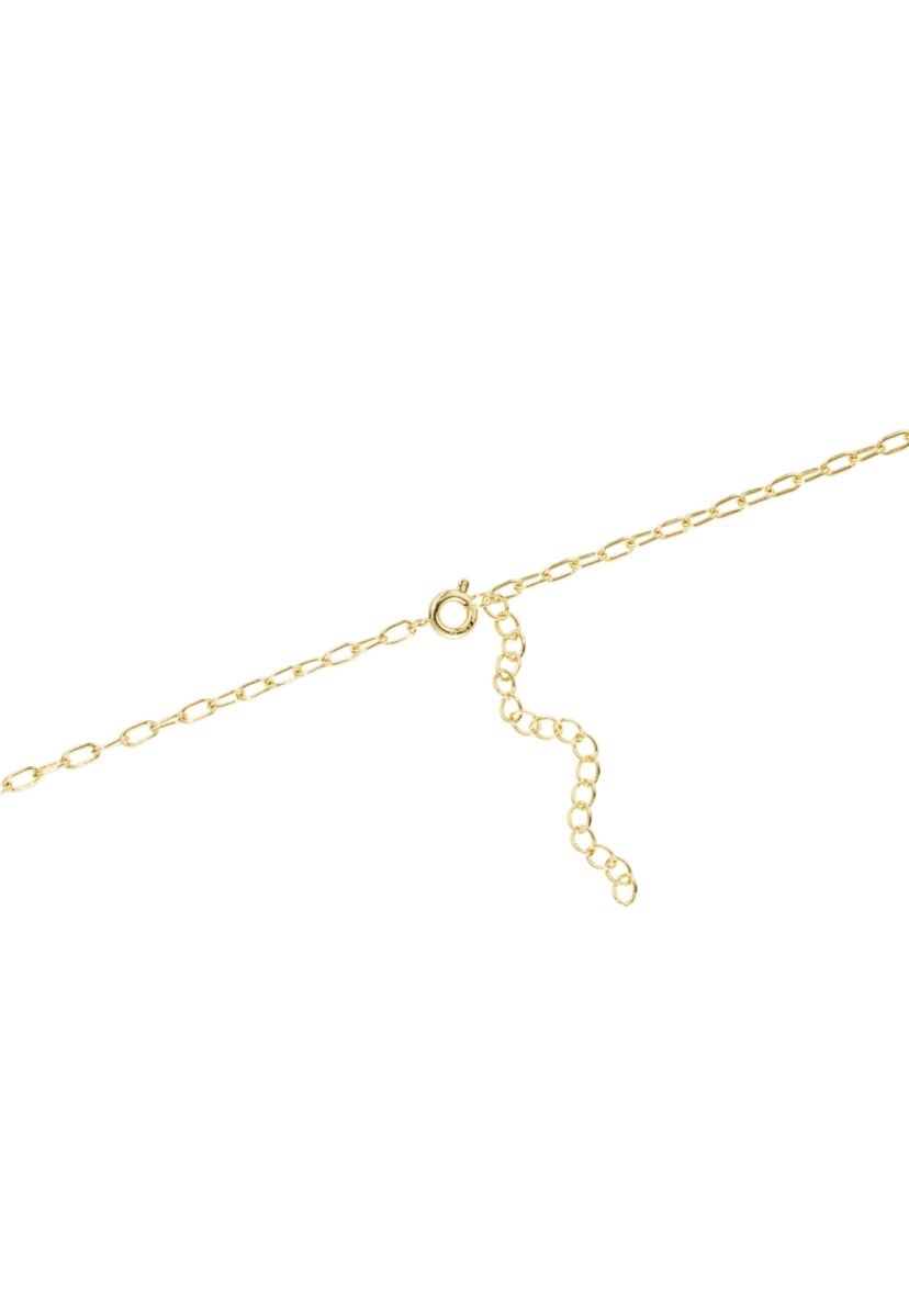 Gold Plated Cubic Zirconia Hamsa and Evil Eye Double Layer Necklace
