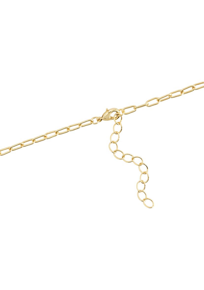 Gold Plated 16 + 2" Extender Crystal Pavé Moon and Stars Pendant Necklace