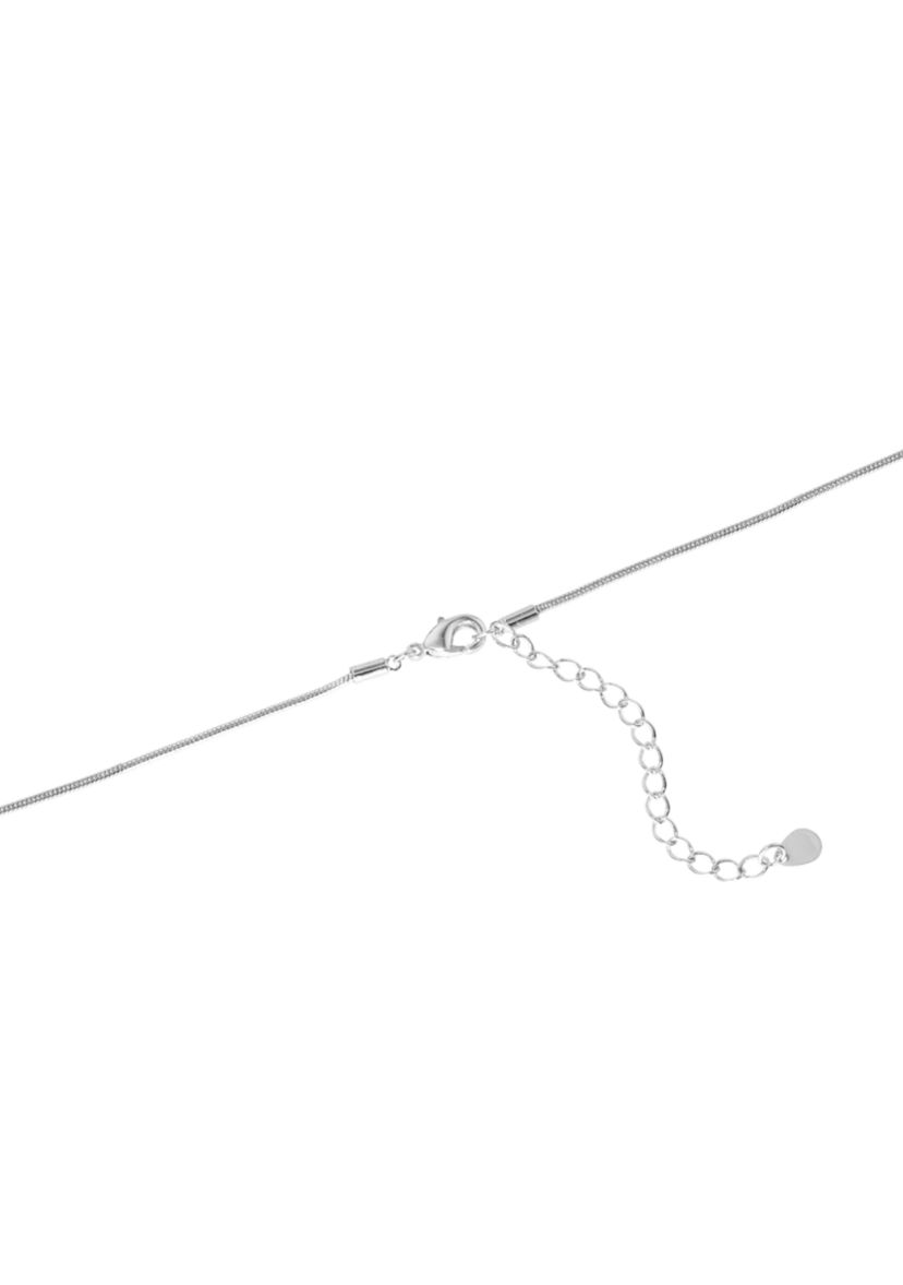 Puffy Teardrop Pendant Necklace