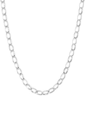 Belk Silverworks 18" Round Link Chain Necklace