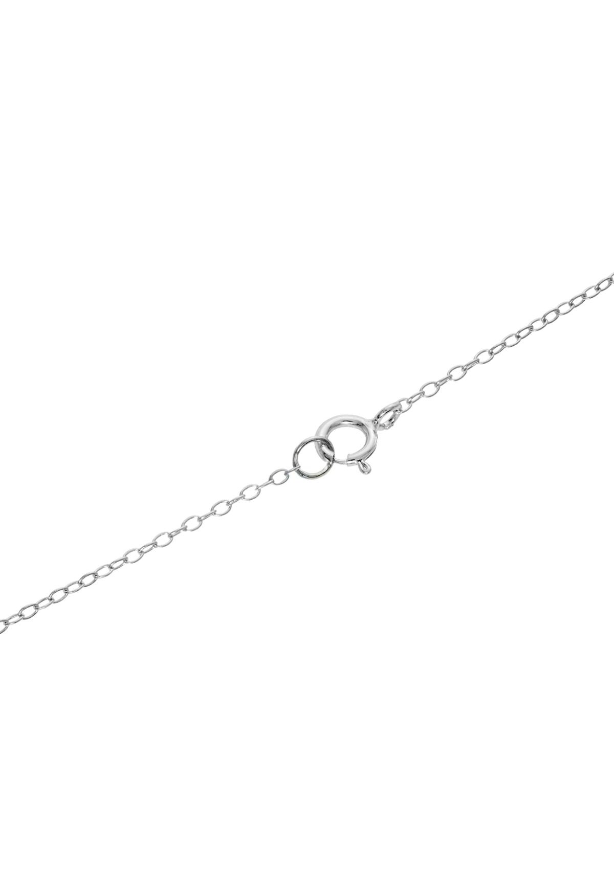 Cubic Zirconia Geometric Necklace