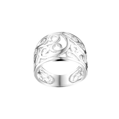 Belk Silverworks Silver Plated Filigree Ring