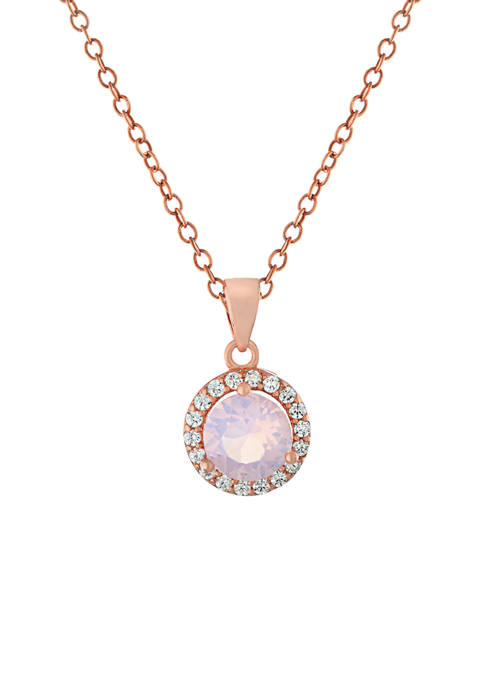 Athra NJ Rose Gold Over Sterling Silver 18