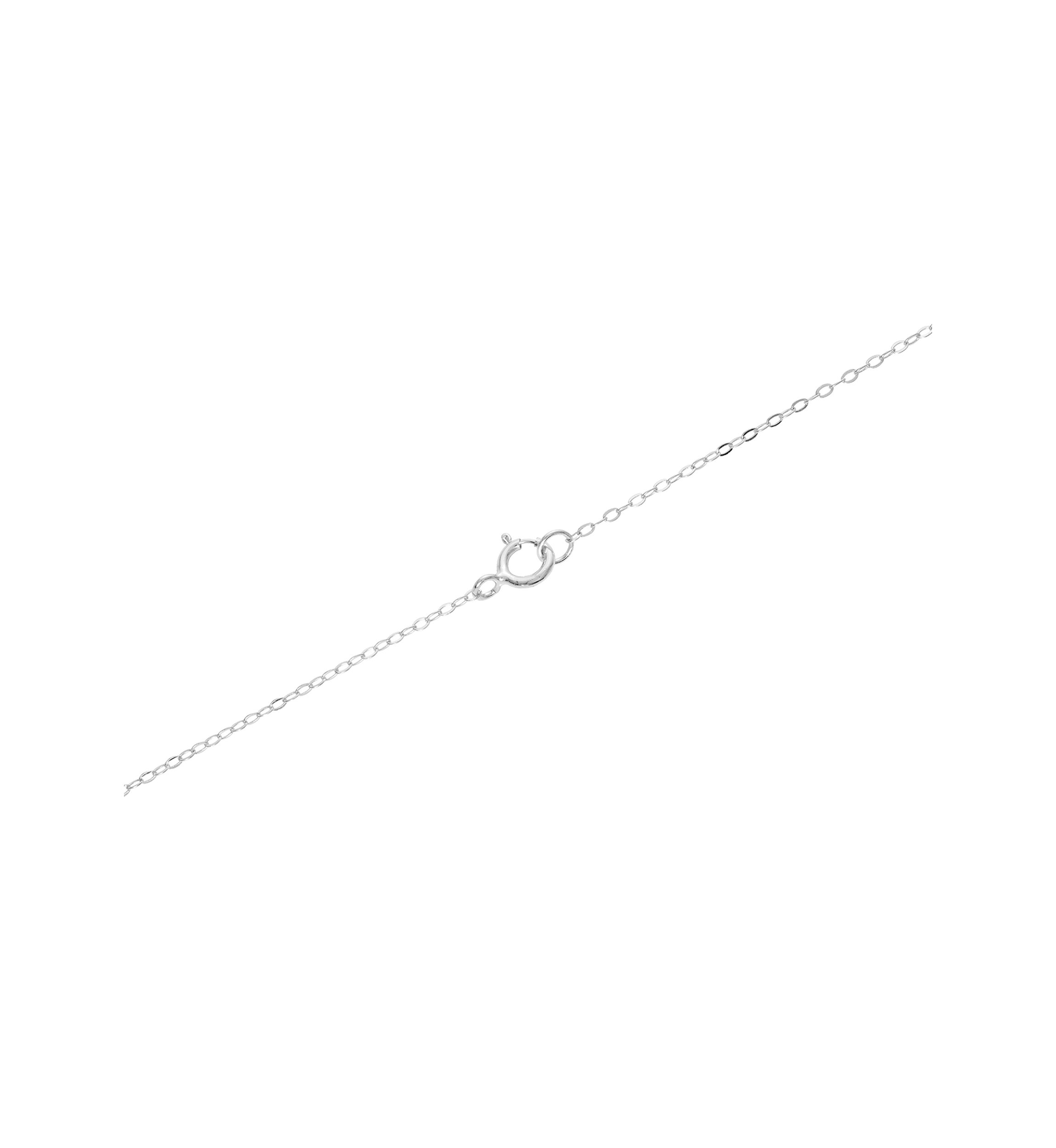 Sterling Silver Cubic Zirconia Flamingo Necklace
