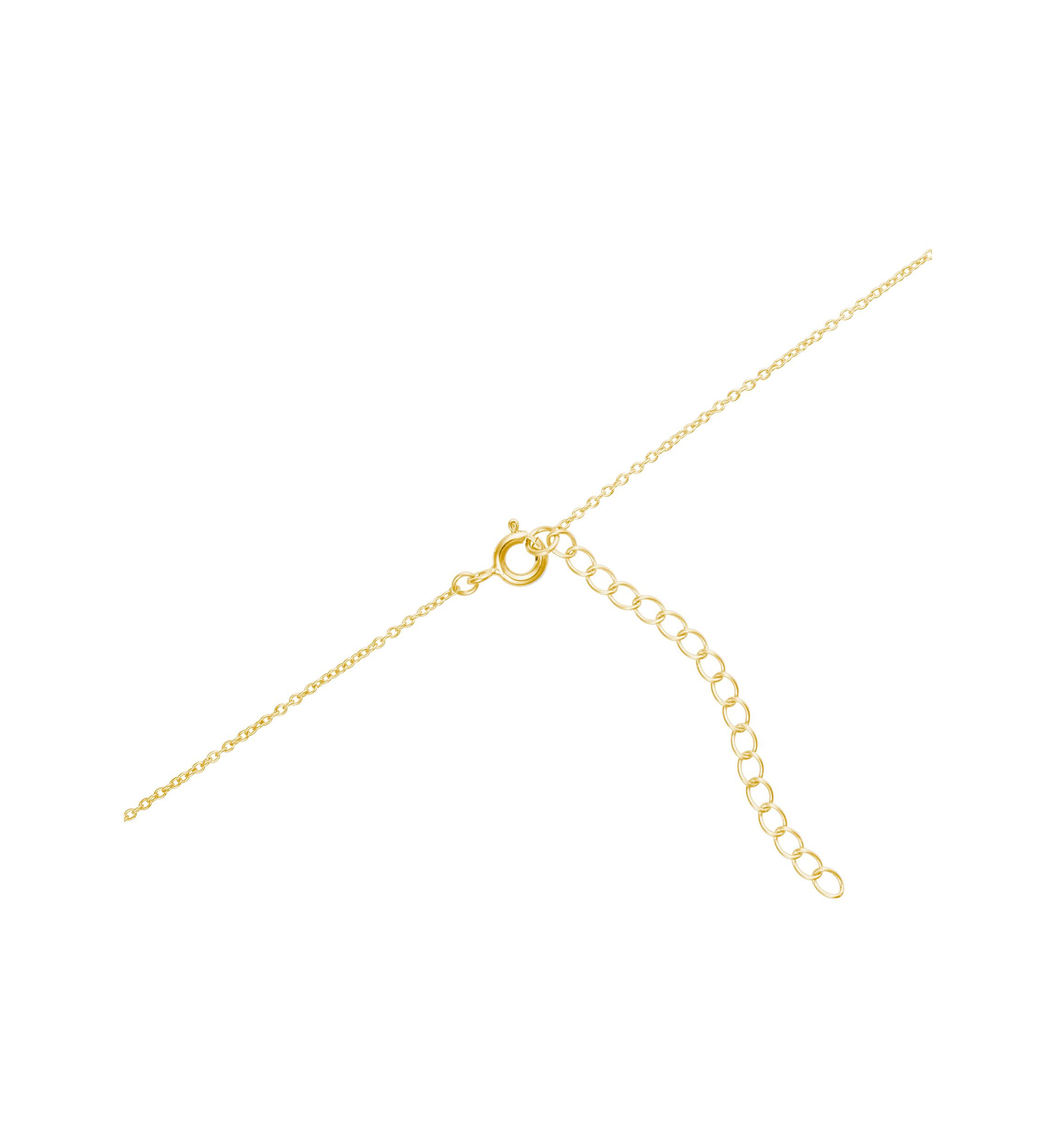 Sterling Silver Cubic Zirconia Loop Cross Necklace