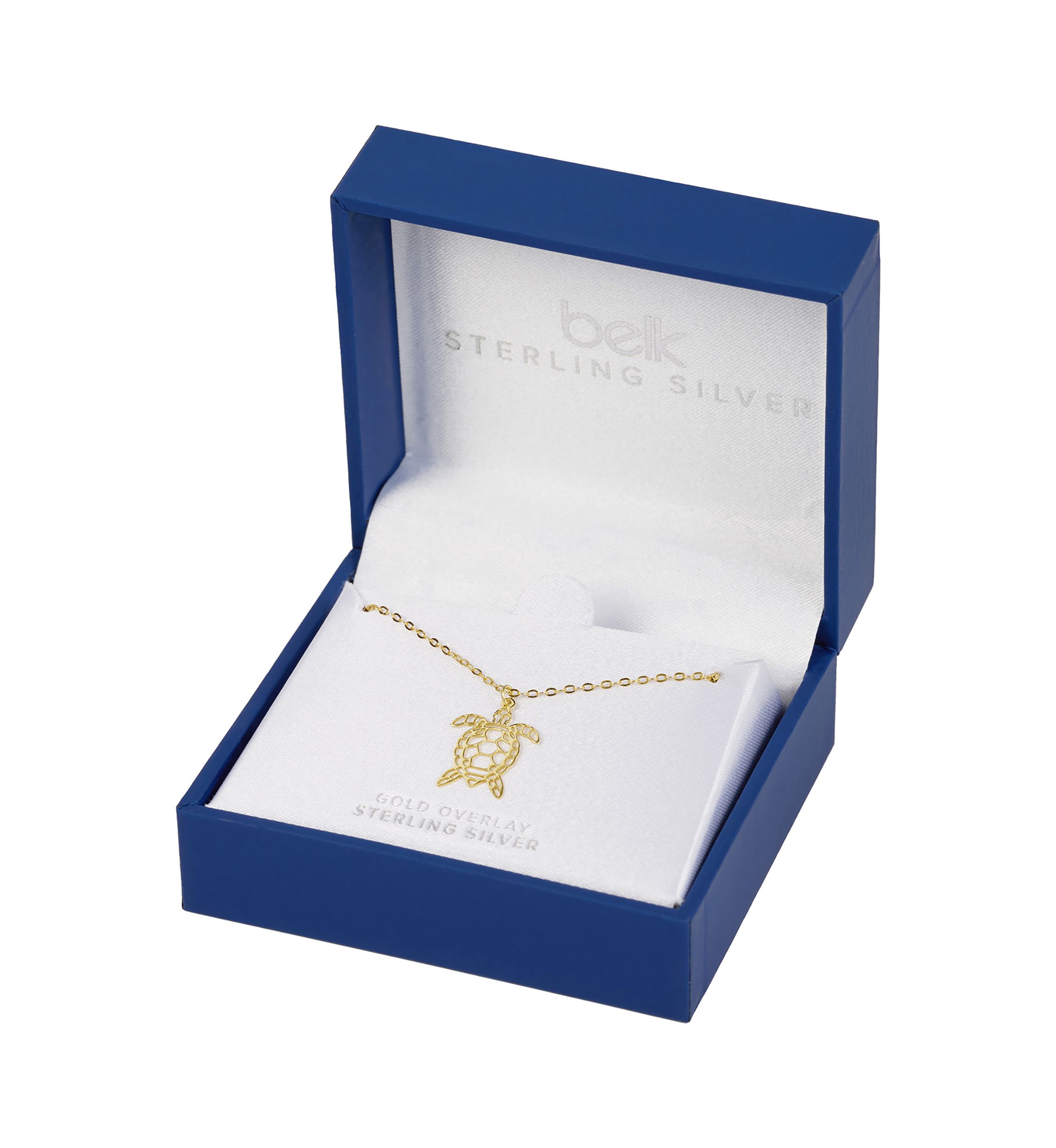 Sterling Silver Turtle Pendant Necklace