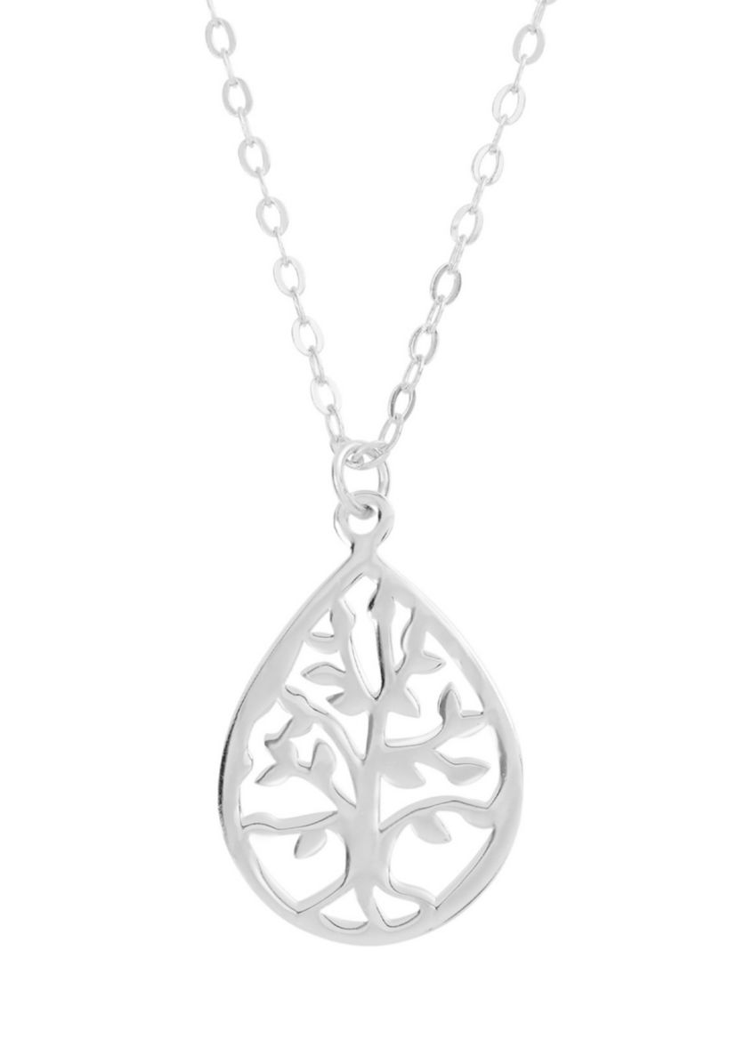 Sterling Silver Tree of Life Pendant Necklace
