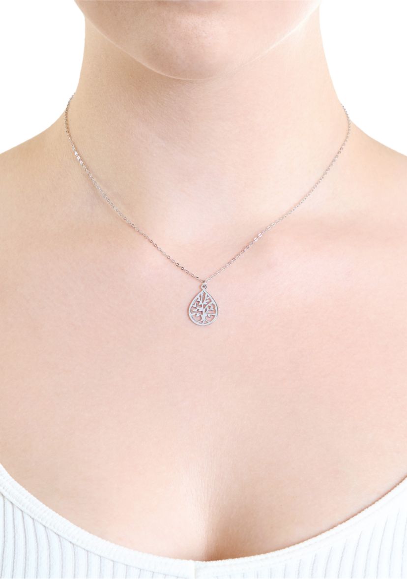 Sterling Silver Tree of Life Pendant Necklace