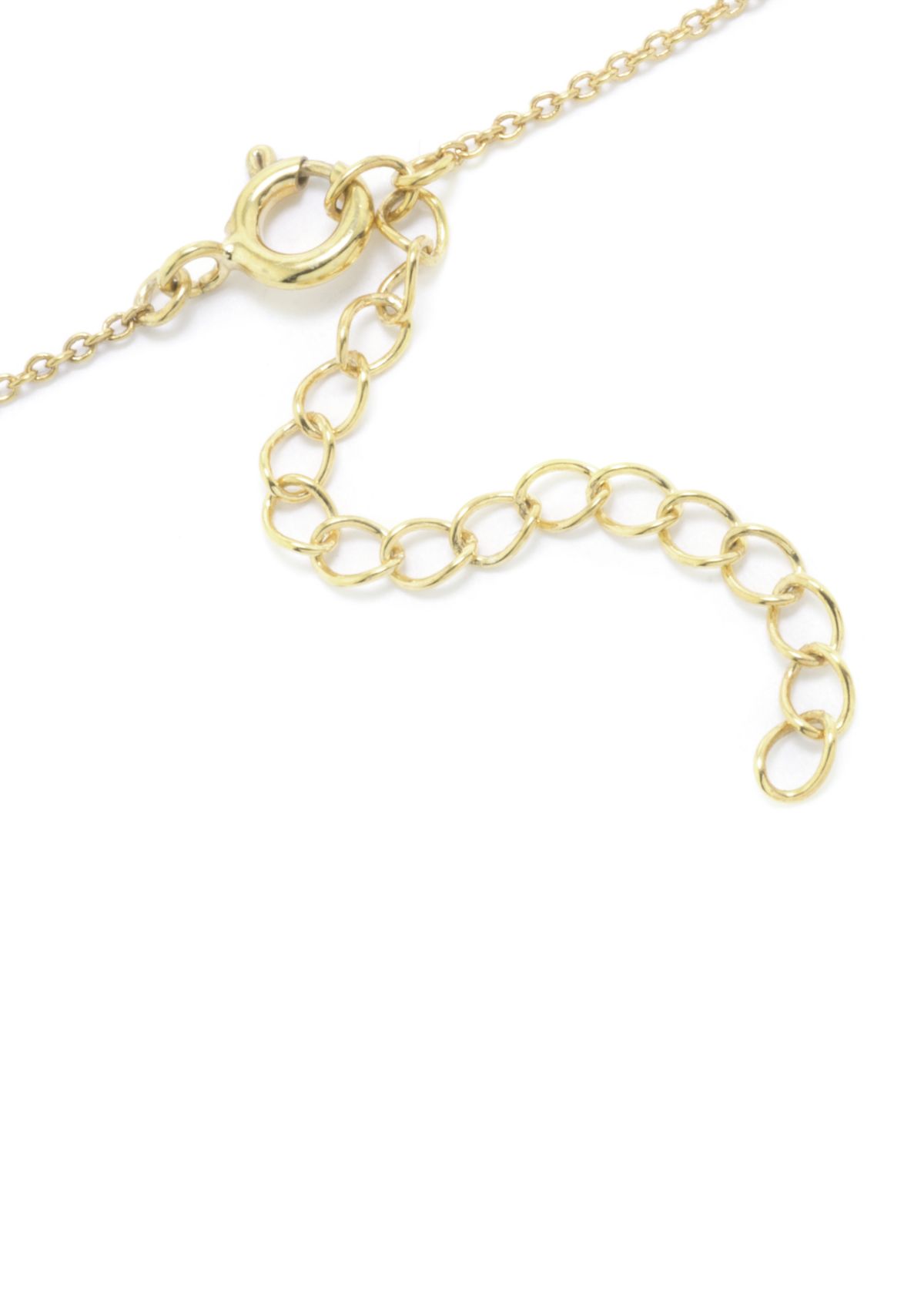 Boxed Gold Over Sterling Silver Love with Cubic Zirconium Heart Stone Necklace