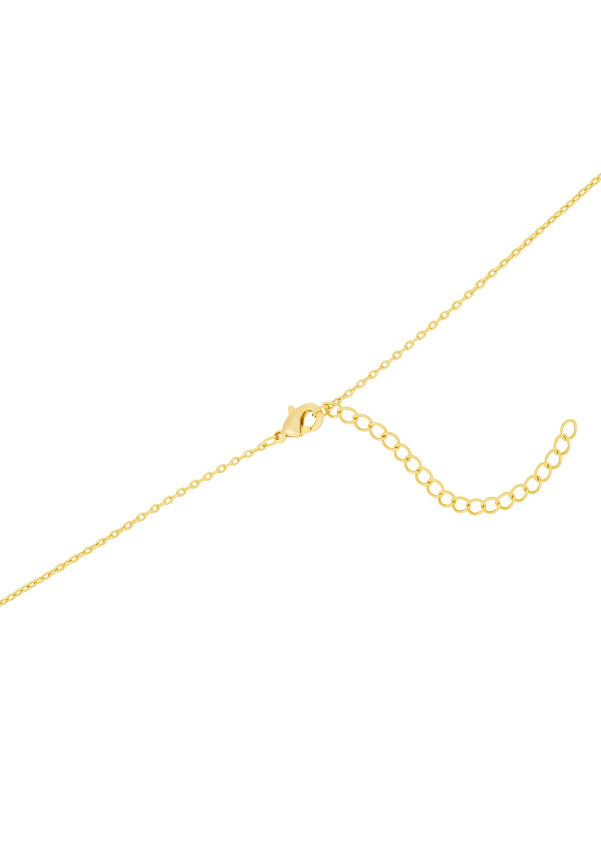 Gold Plated Mystic Cubic Zirconia Butterfly Necklace and Stud Earring Set