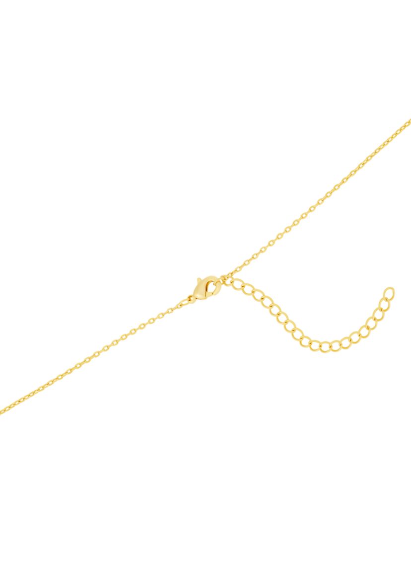 Gold Plated Mystic Cubic Zirconia Pear Halo Necklace and Stud Earring Set