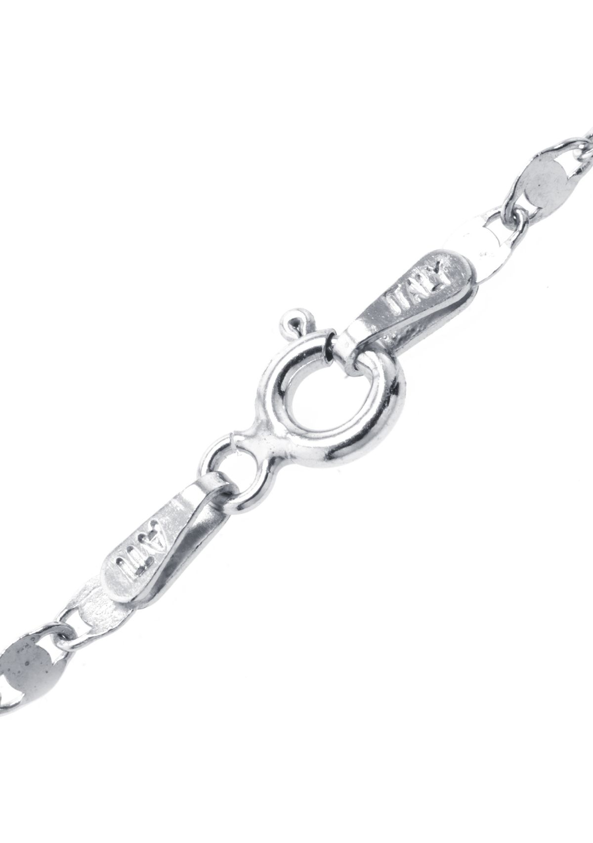 Sterling Silver High Polished Cross Y Necklace