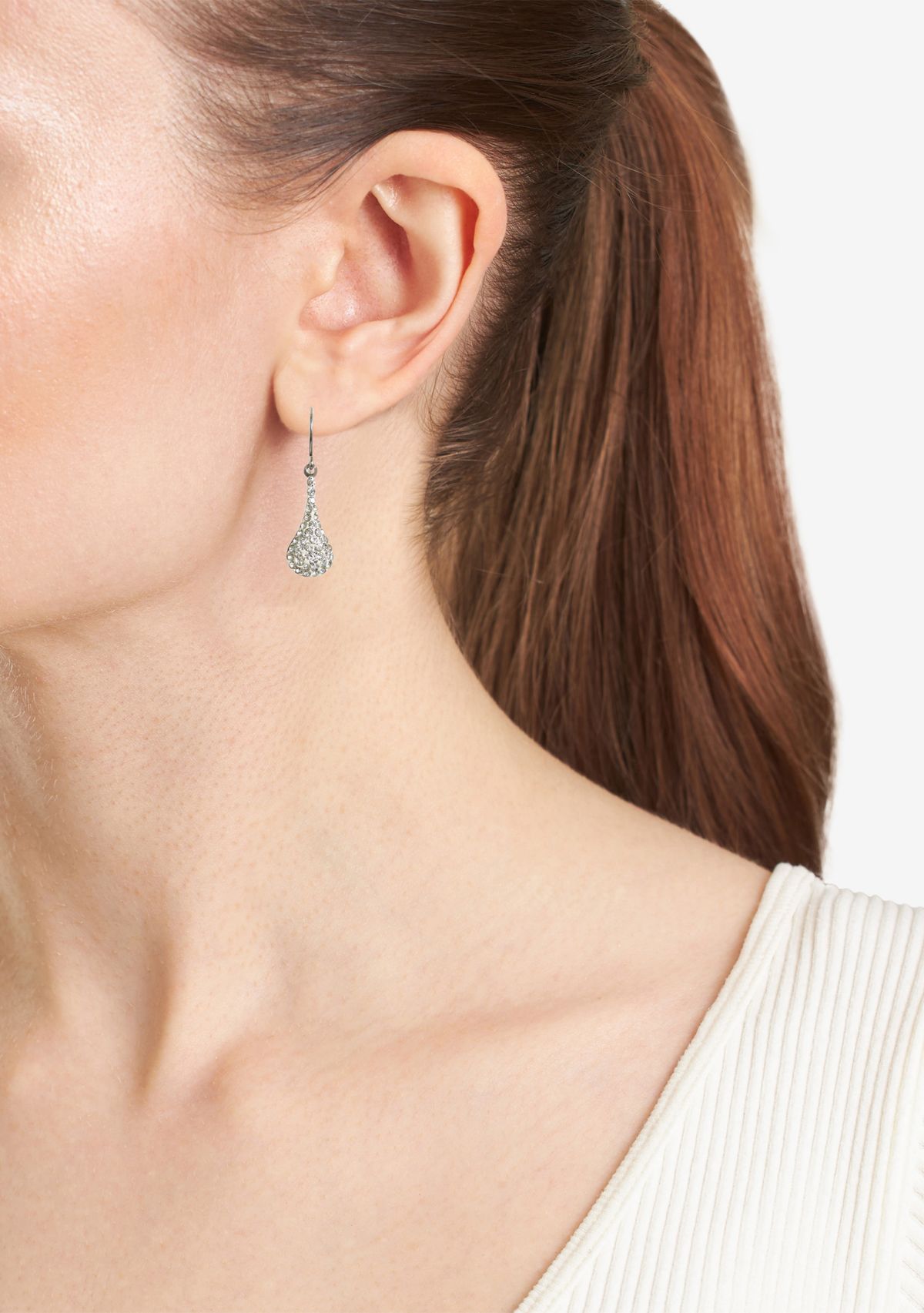 Sterling Silver Filigree Teardrop Earrings