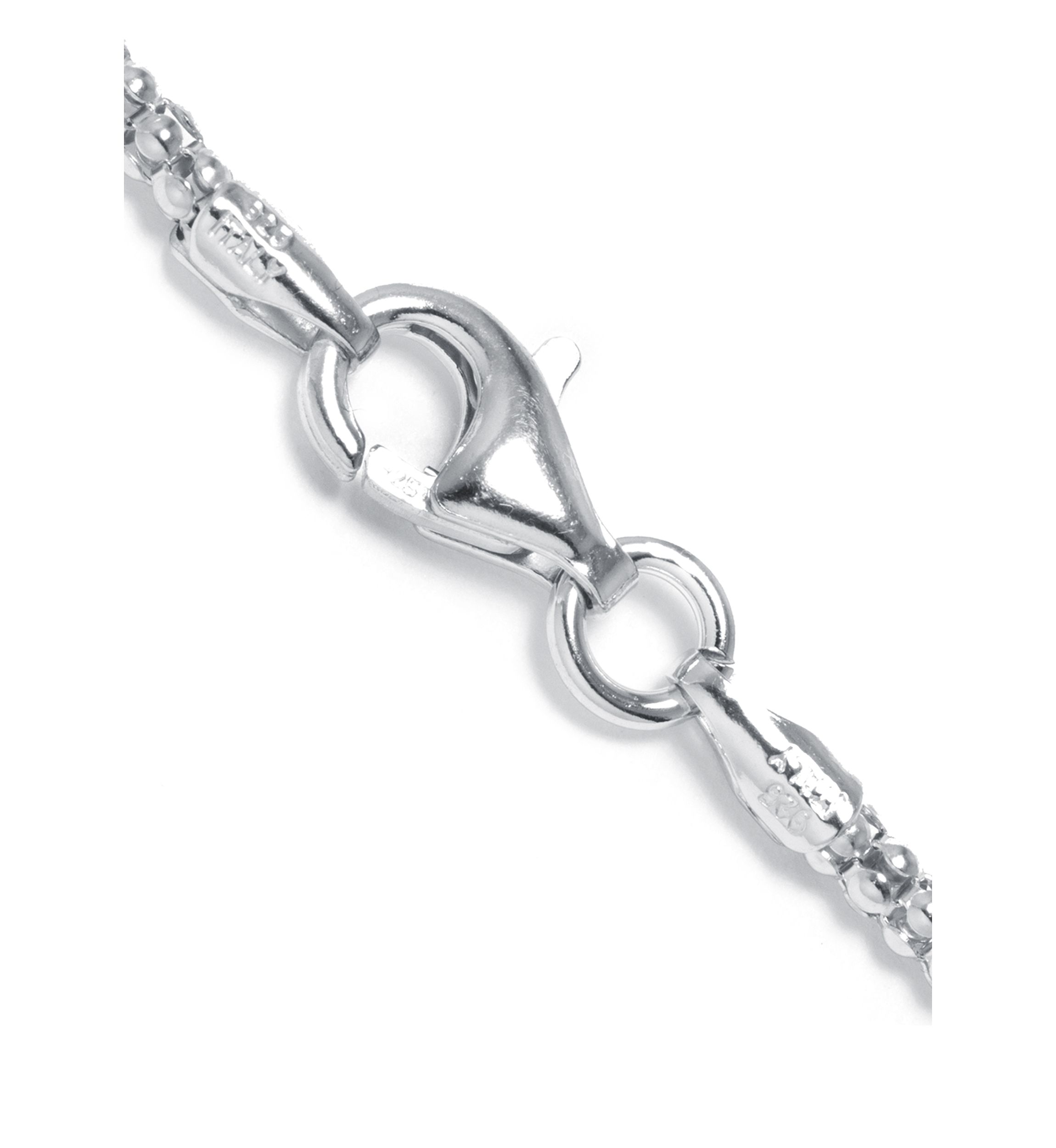 Sterling Silver Bali Elephant Pendant Necklace