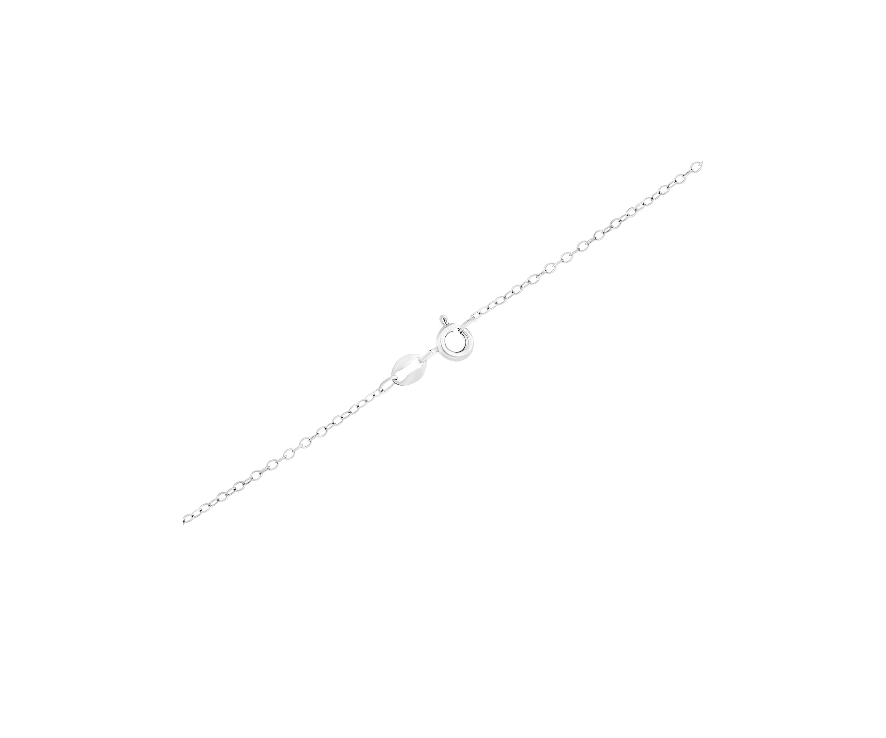 Sterling Silver 6 Millimeter Simulated Blue Opal Round Pendant Necklace