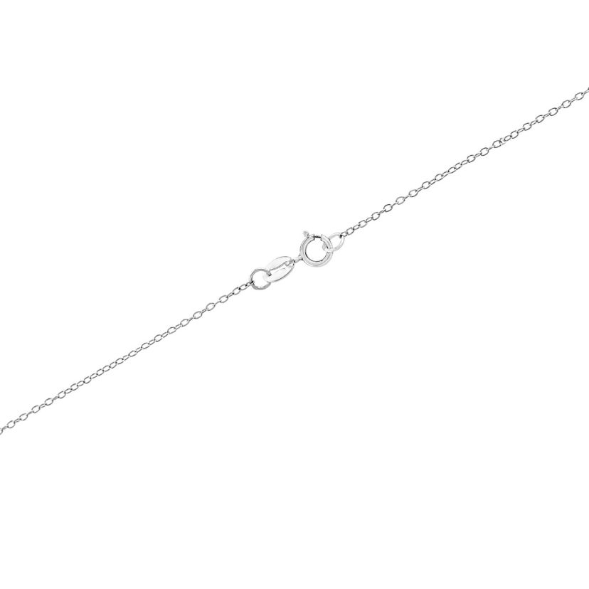 Sterling Silver 18-in. Crystal Baseball Pendant Necklace