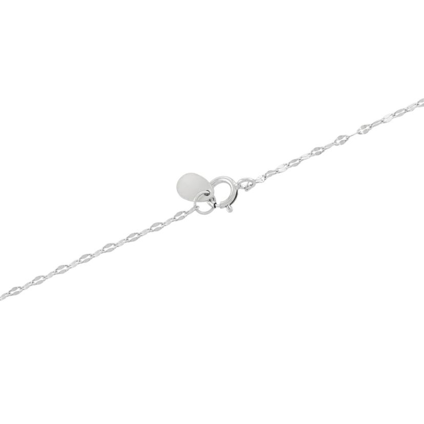 Sterling Silver 16+2-in. Cubic Zirconia Sand Dollar Necklace