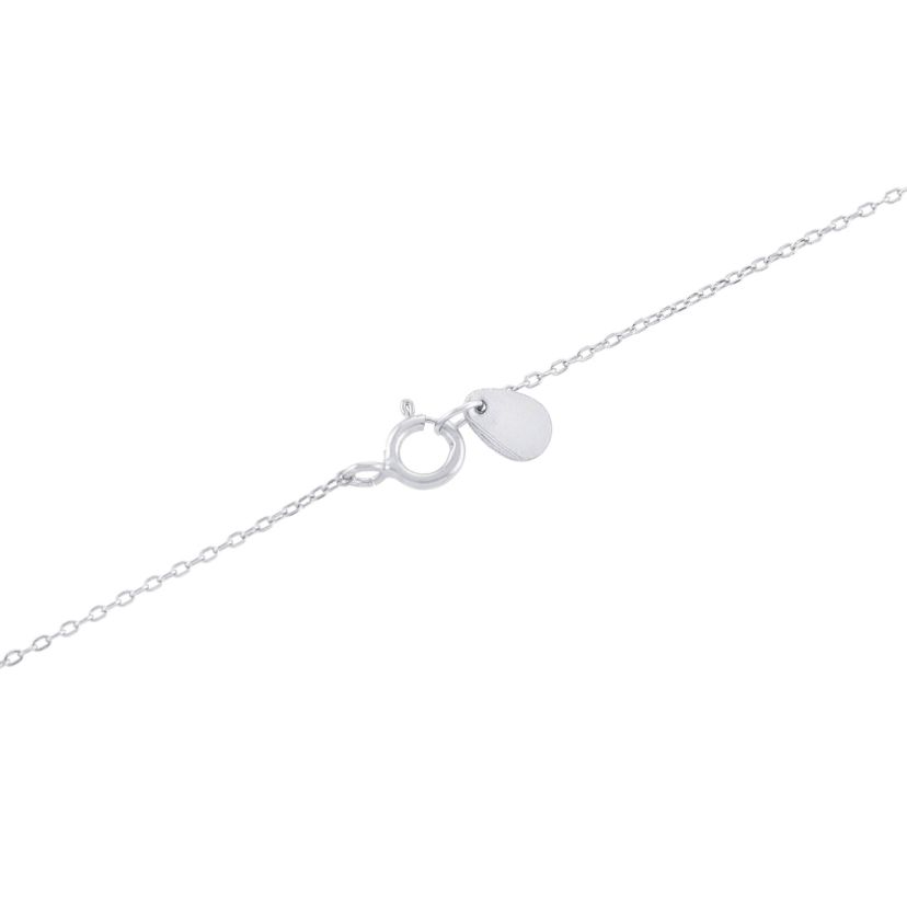 Sterling Silver 16+2-in. 5 Round Cubic Zirconia Necklace