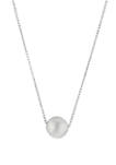 Sterling Silver 18 Inch Freshwater Pearl Pendant Necklace