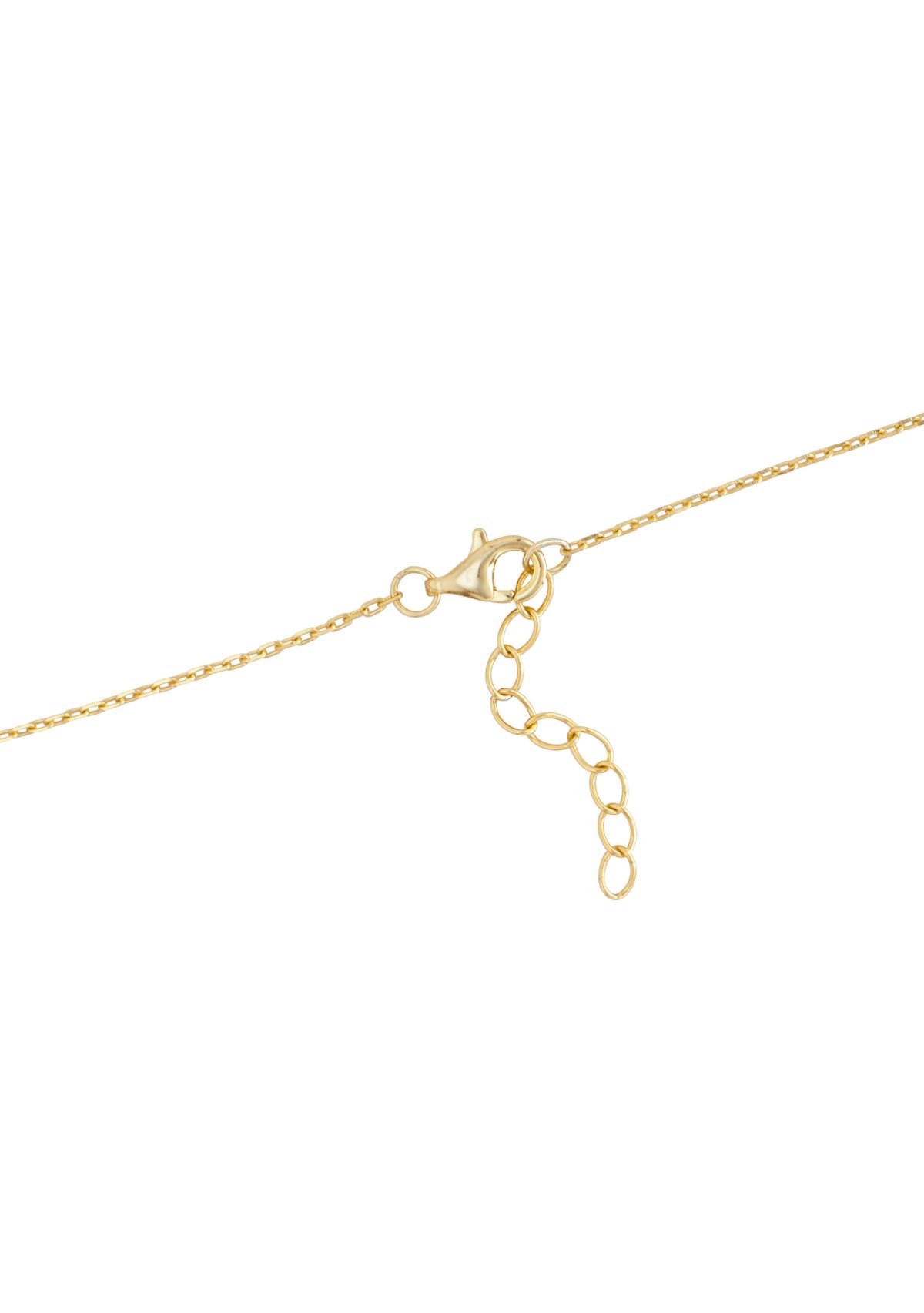 Gold Over Sterling Silver 9" + 1" Star Charm Ankle Bracelet