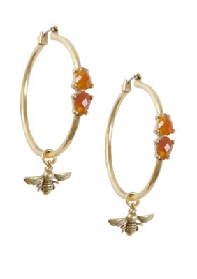 Lucky brand clearance bee earrings