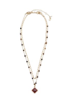 Beaded Chain Layer Necklace