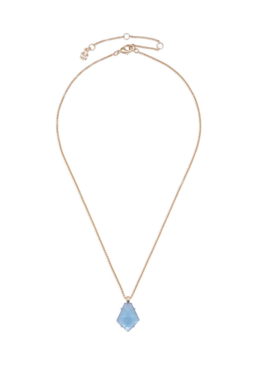 Set Stone Pendant Necklace