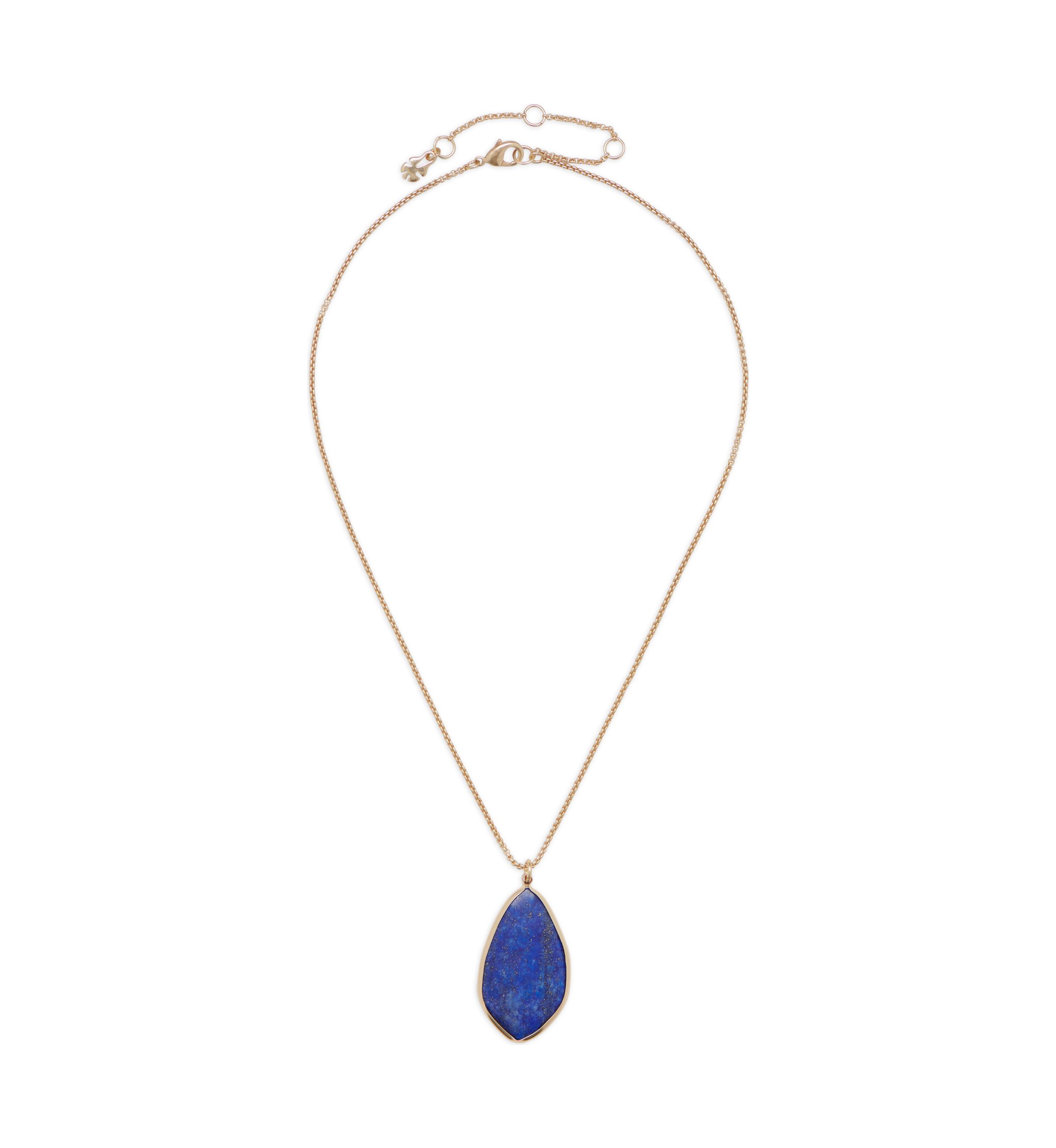 Blue Stone Pendant Necklace