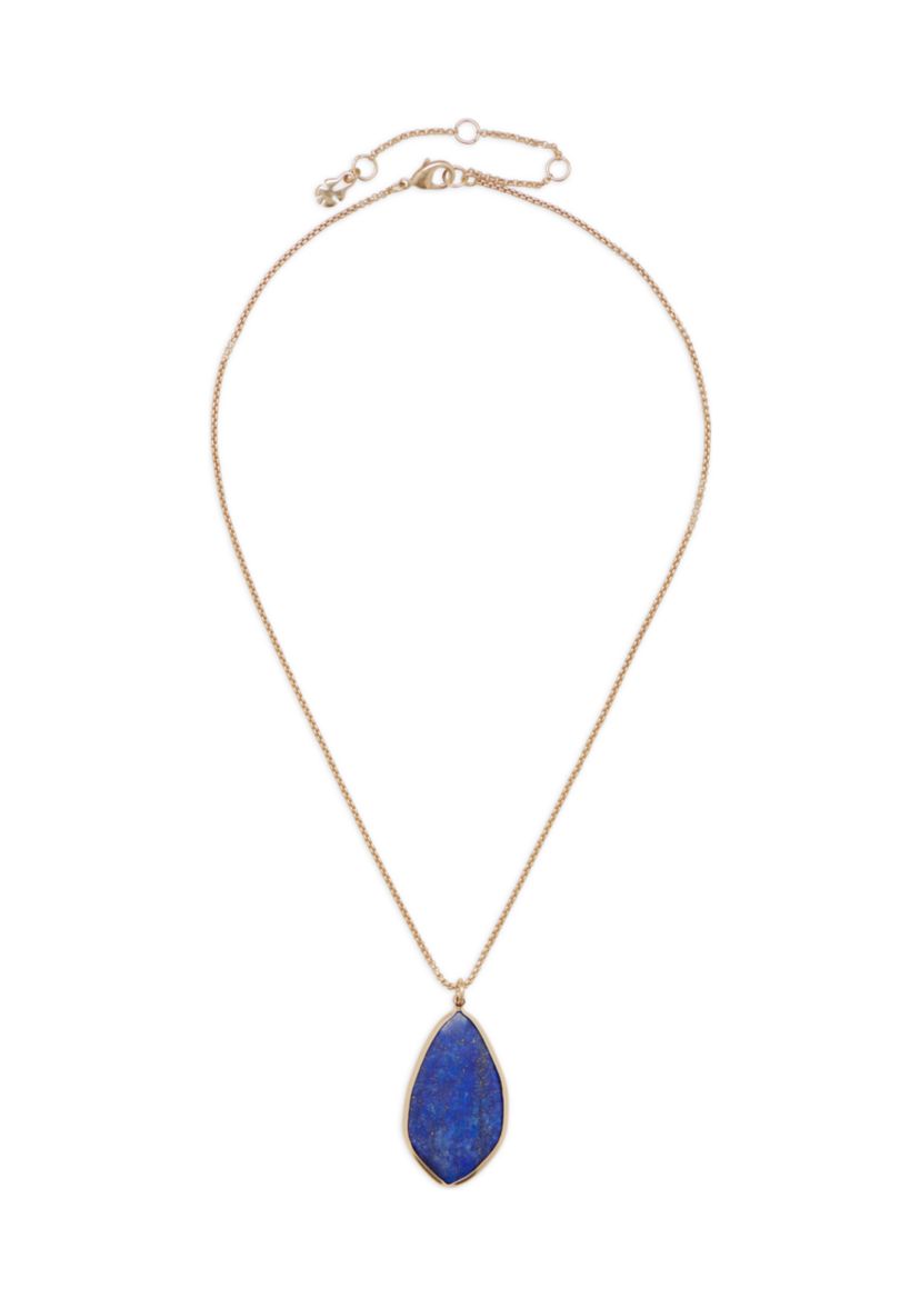 Blue Stone Pendant Necklace