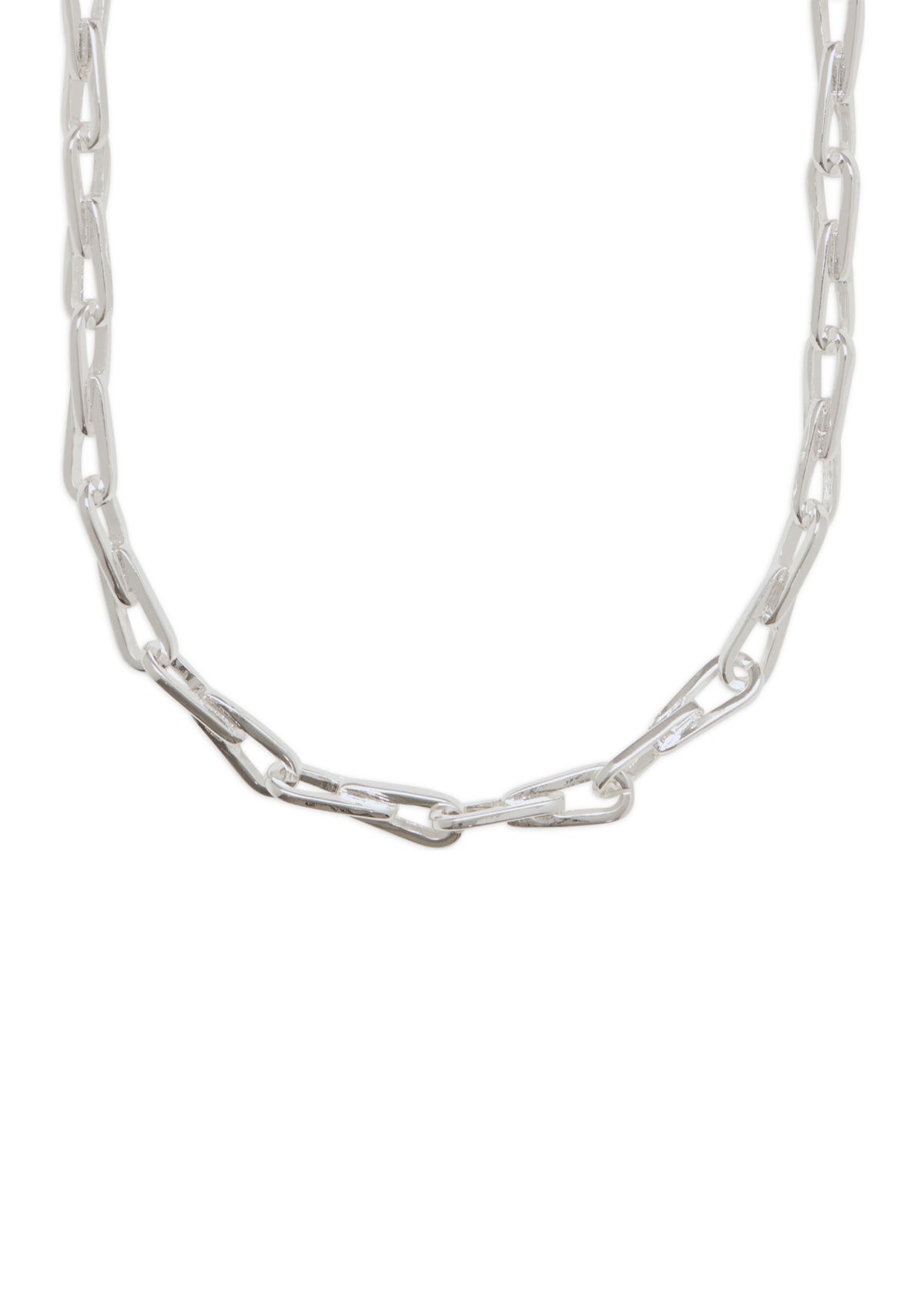 High Shine Modern Chain Collar Necklace