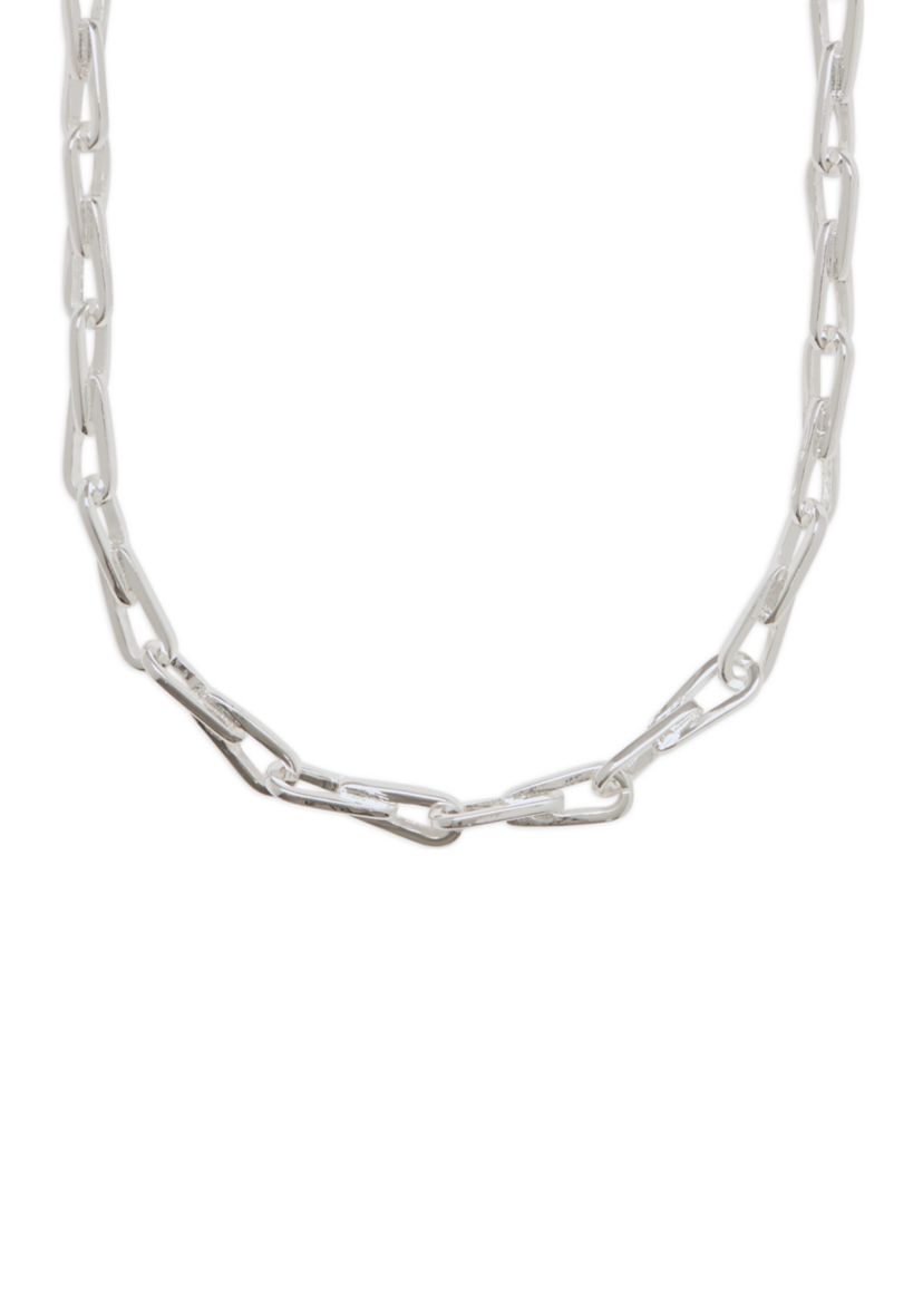 High Shine Modern Chain Collar Necklace