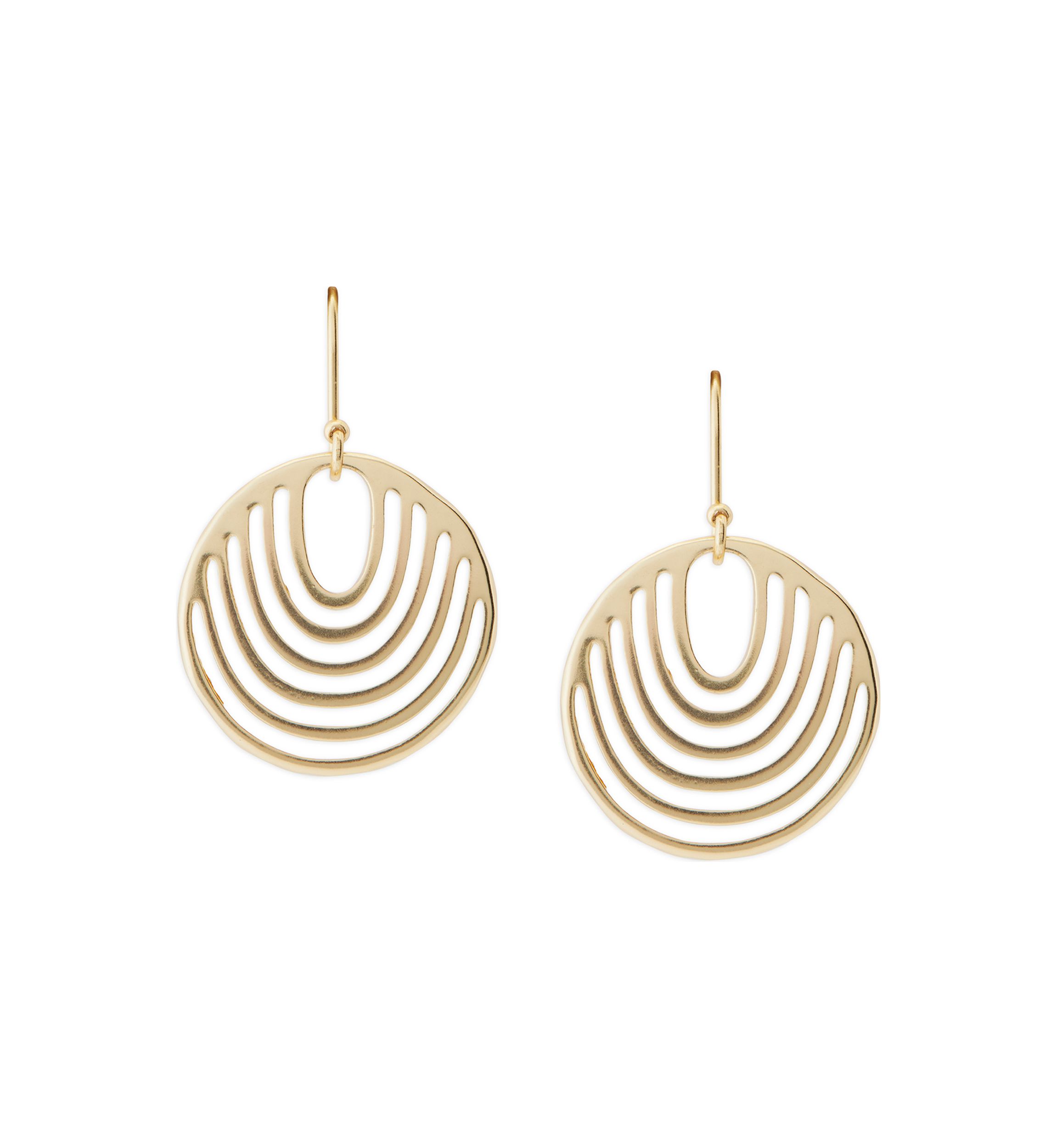 Modern Openwork Drop Earrings