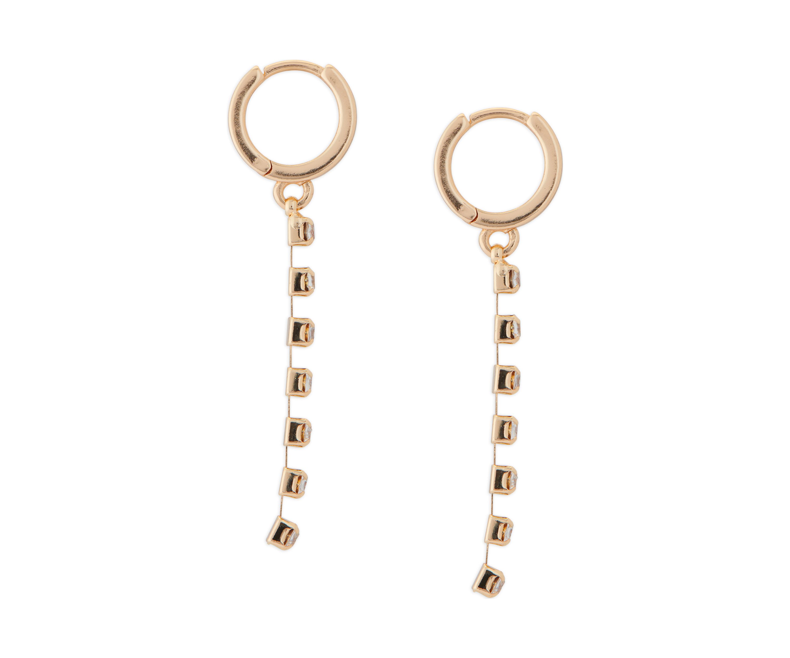 Sparkle and Star Hoop Earrings Set