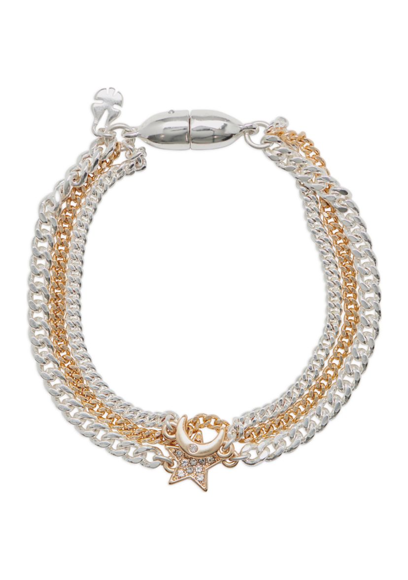 Celestial Detail Chain Layer Bracelet