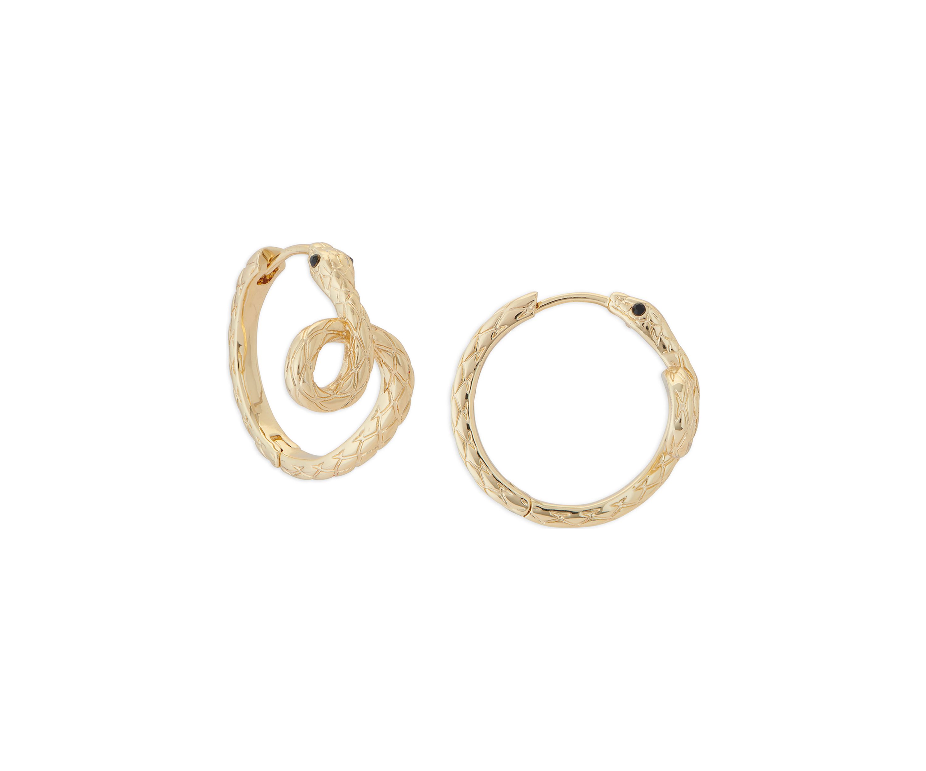 Snake Loop Earrings