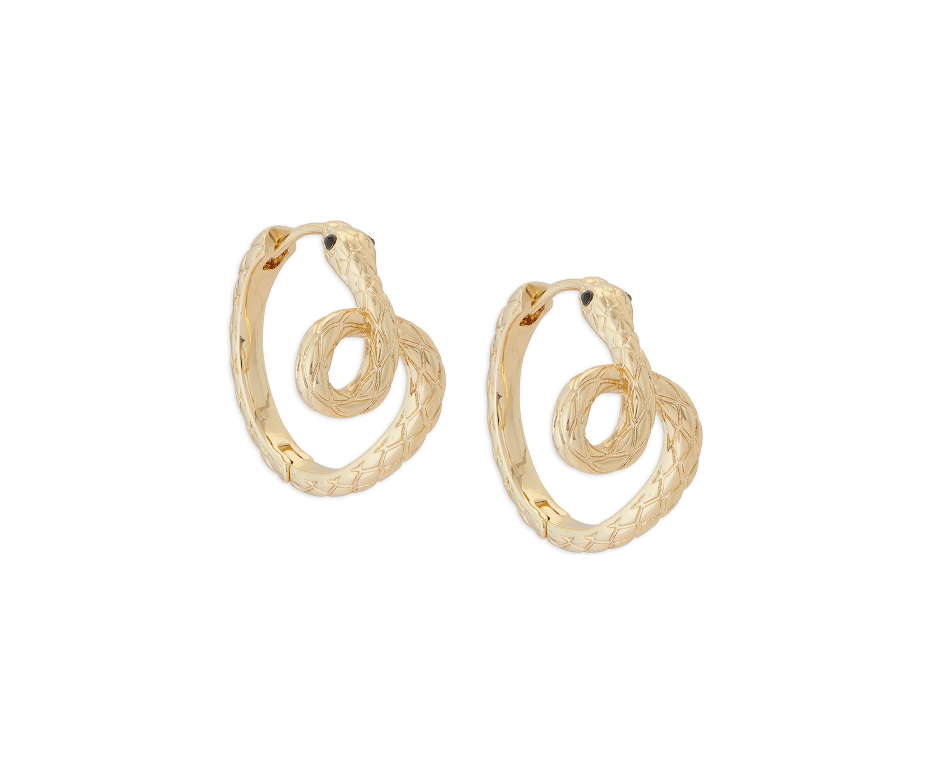 Snake Loop Earrings