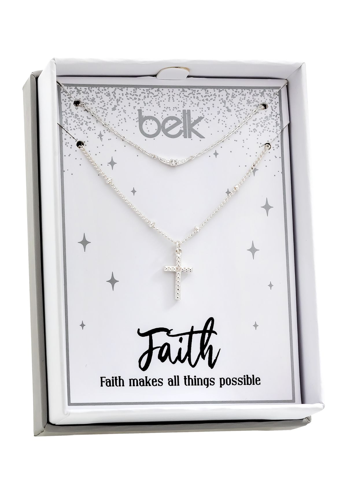 Faith Due Pendant Necklace Set 