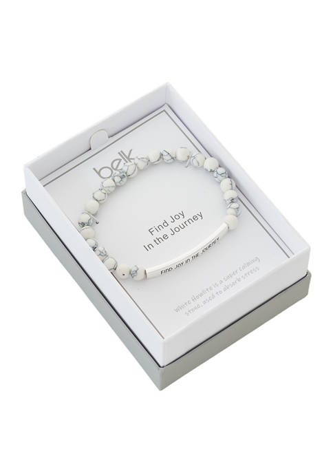 Belk Lab Created Inspirational Quotes Beaded Bracelets