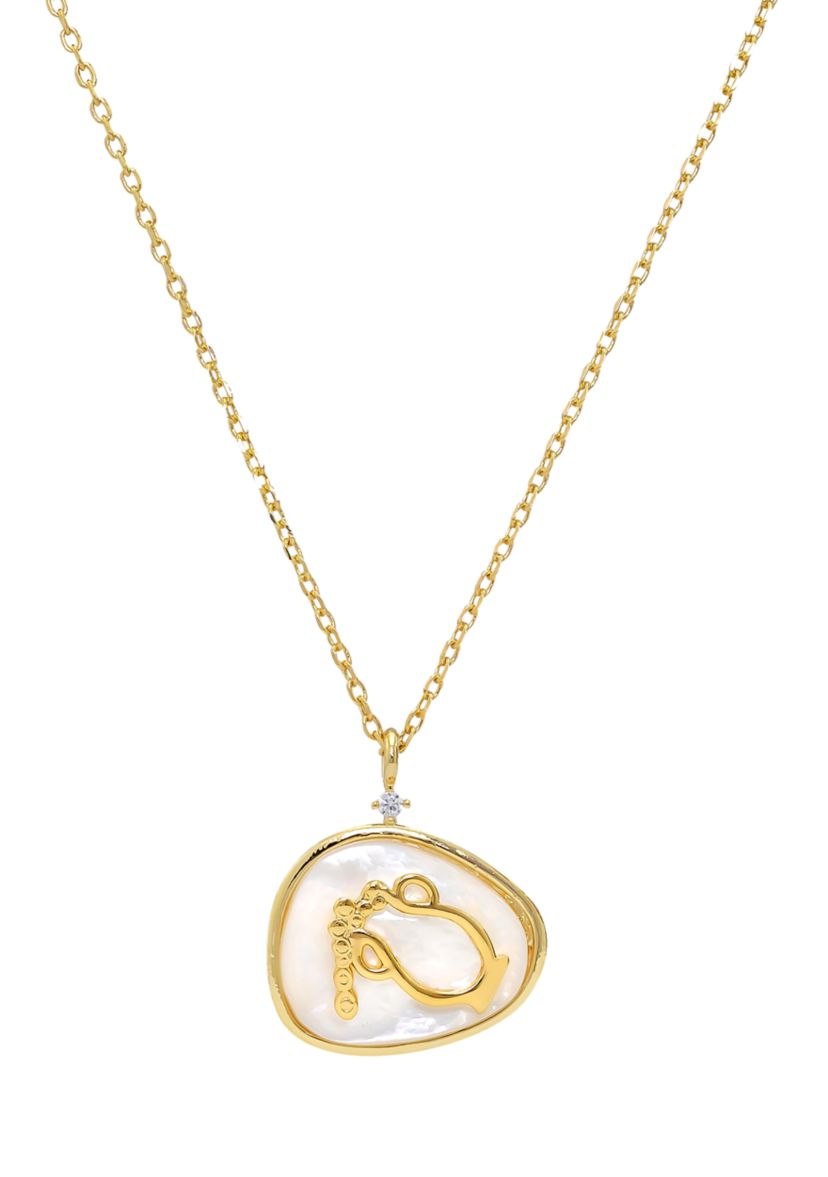 Lab Created Zodiac Pendant Necklace