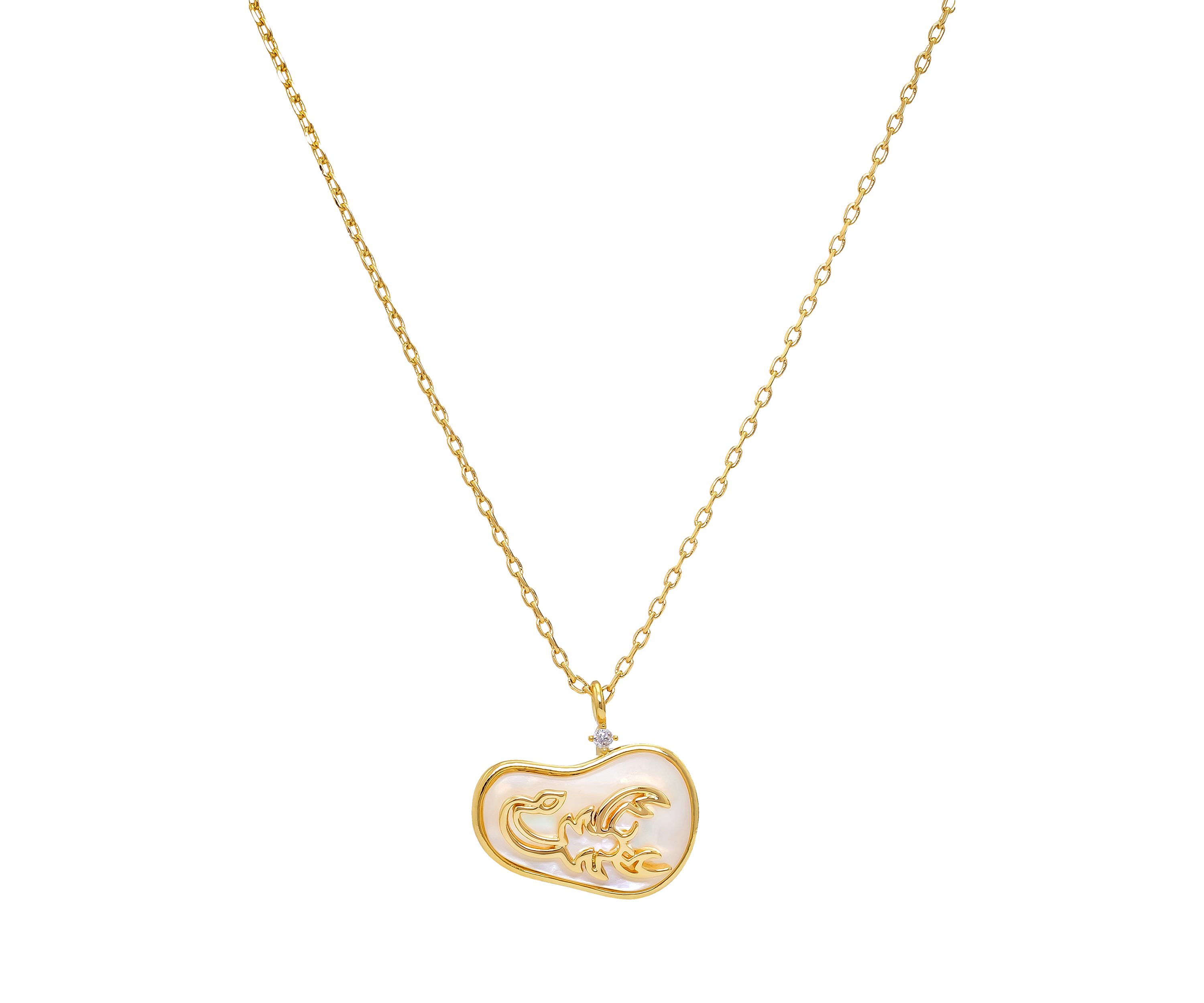 Lab Created Zodiac Pendant Necklace