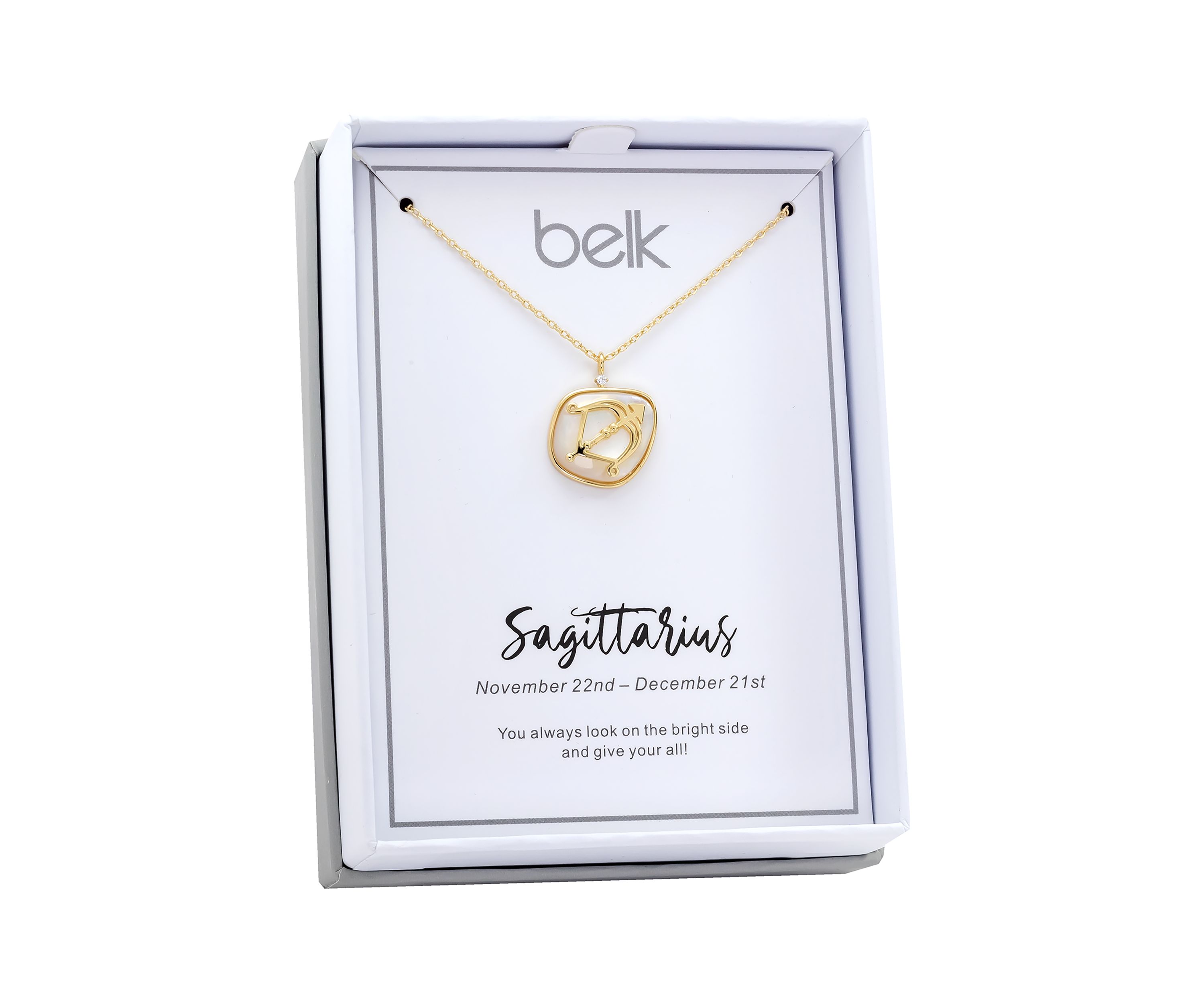 Lab Created Zodiac Pendant Necklace