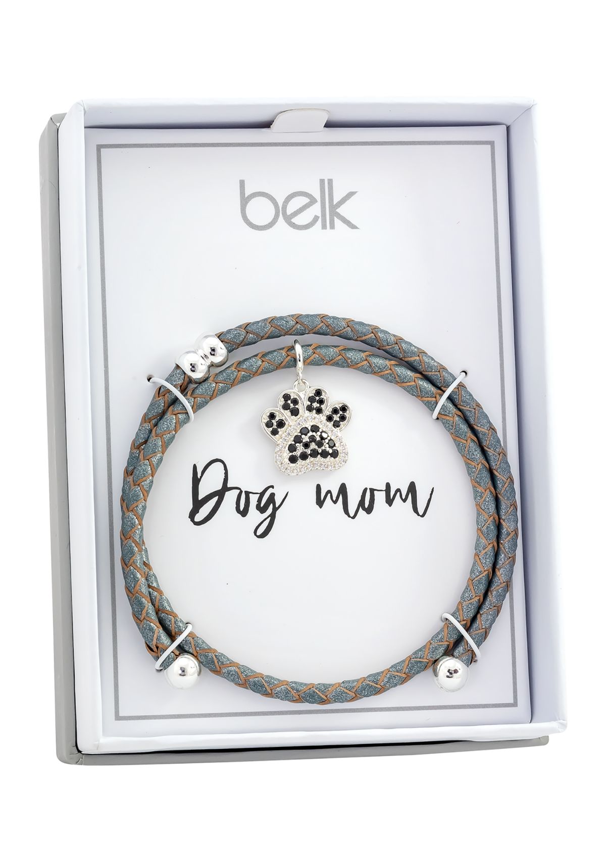 Leather Puppy Paw Bracelet